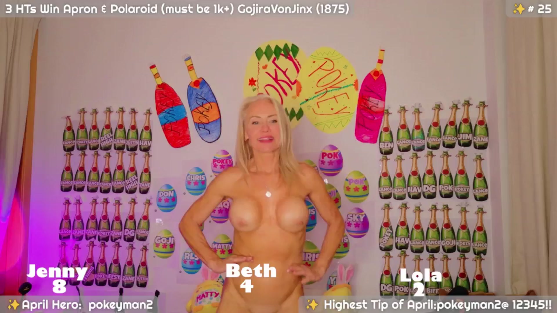 Gallery image thumbnail from CallUsBB's myfreecams stream on, 04/21/2025, 24:04 image 7 of 20