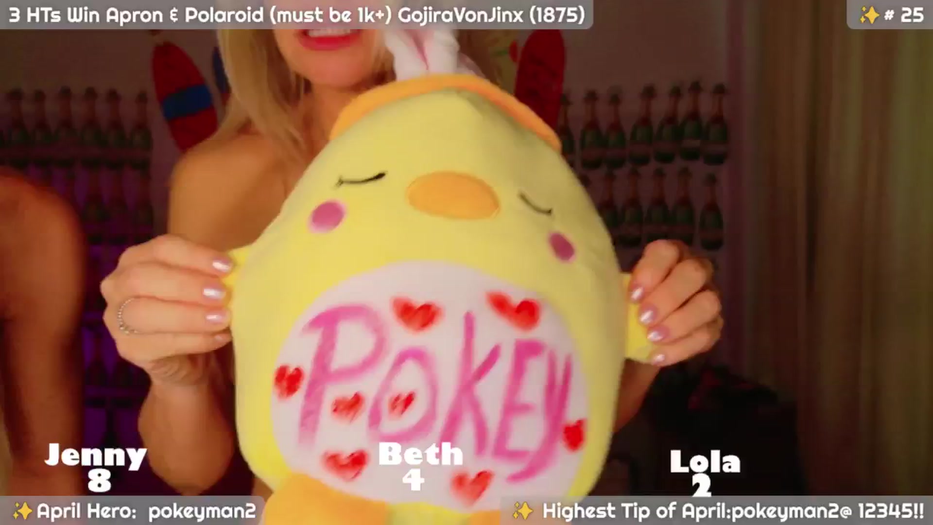 Gallery image thumbnail from CallUsBB's myfreecams stream on, 04/21/2025, 24:04 image 9 of 20