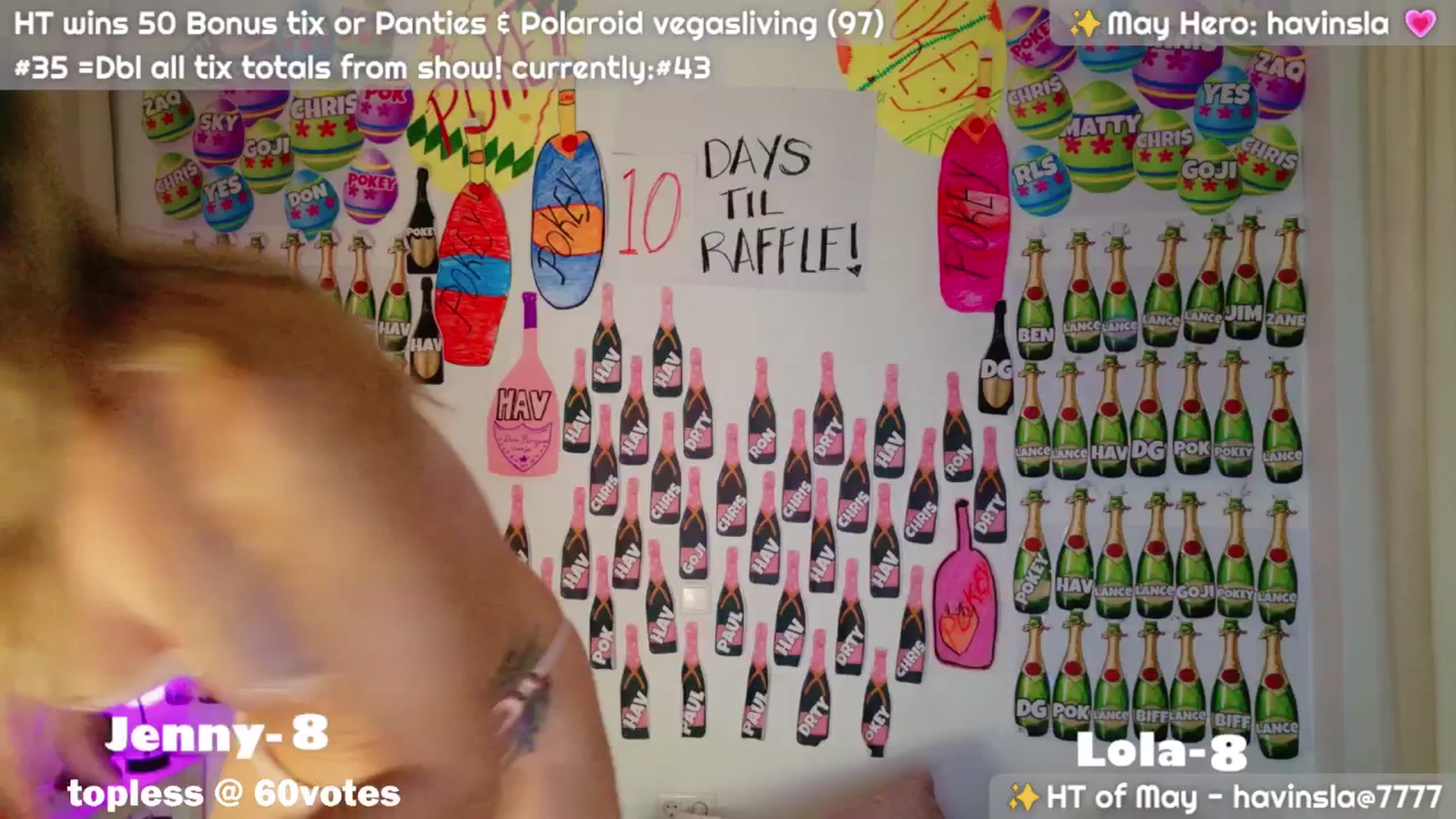 Gallery image thumbnail from CallUsBB's myfreecams stream on, 05/20/2025, 04:39 image 11 of 20