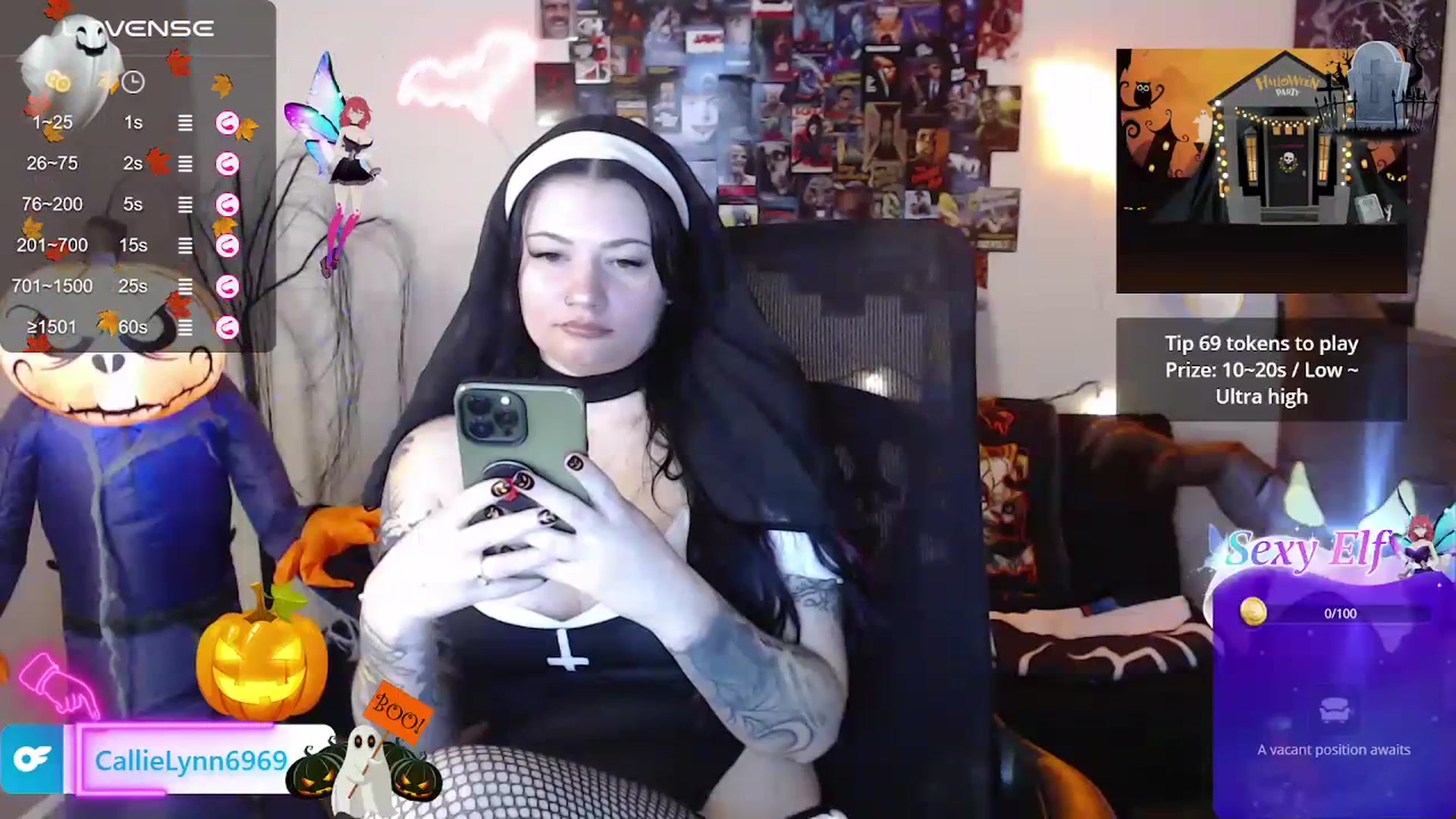 Gallery image thumbnail from CallieMyers's myfreecams stream on, 10/31/2023, 15:52 image 11 of 20