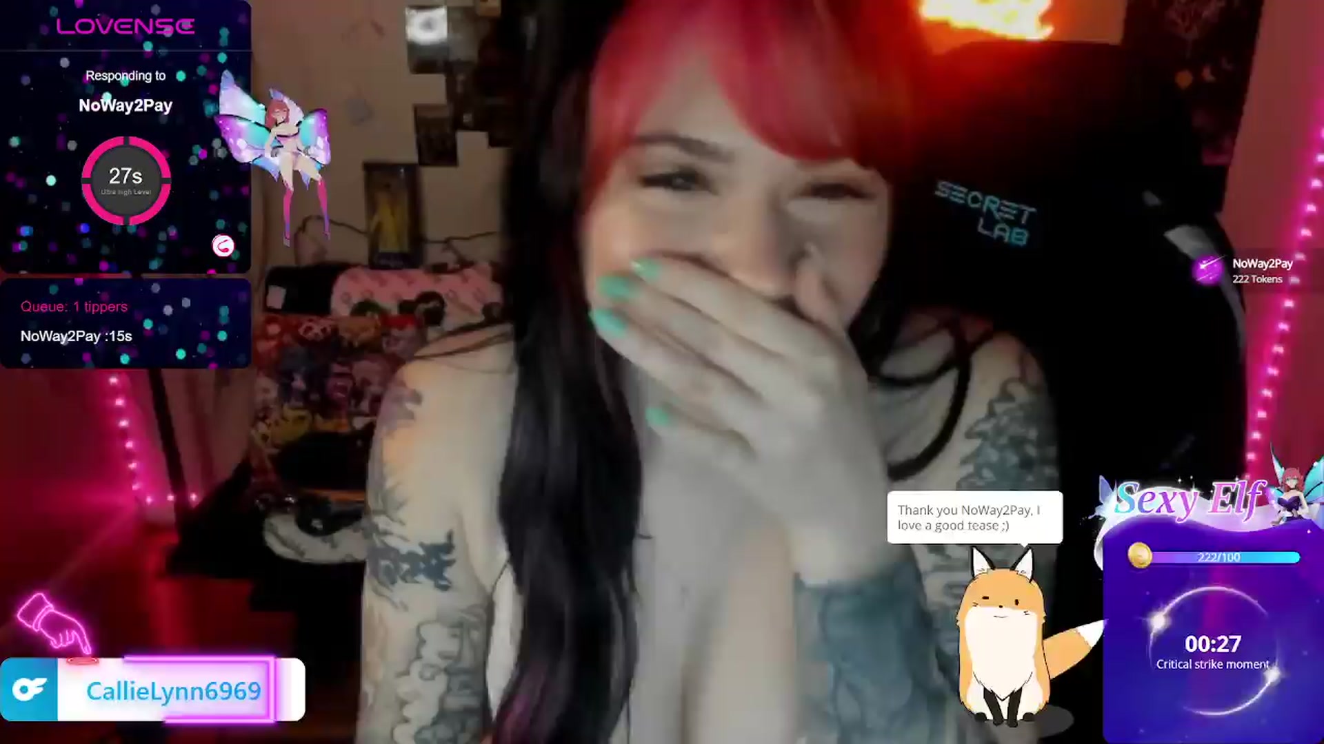 Gallery image thumbnail from CallieMyers's myfreecams stream on, 04/02/2024, 16:01 image 1 of 20