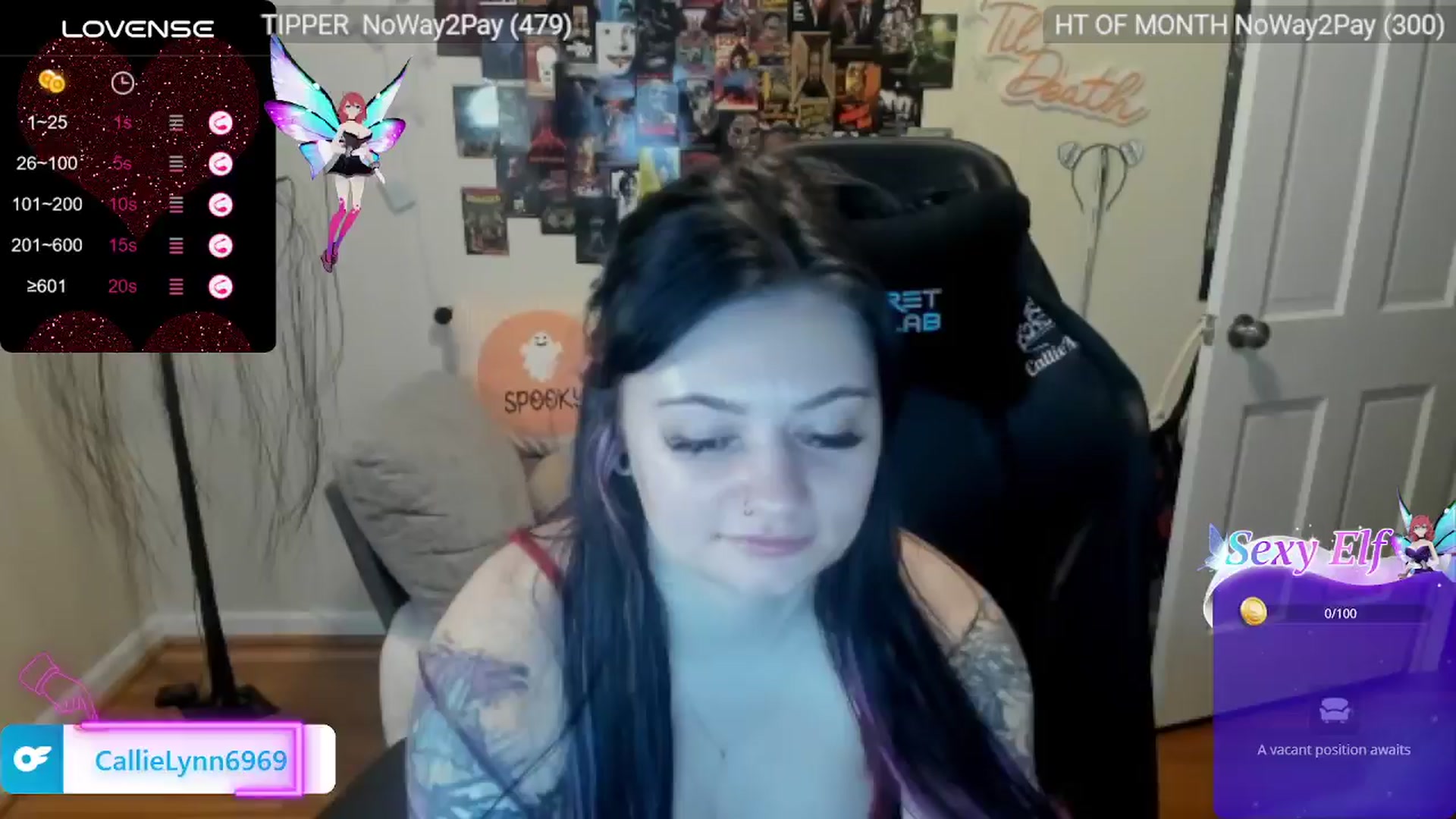 Gallery image thumbnail from CallieMyers's myfreecams stream on, 05/07/2024, 20:49 image 9 of 20