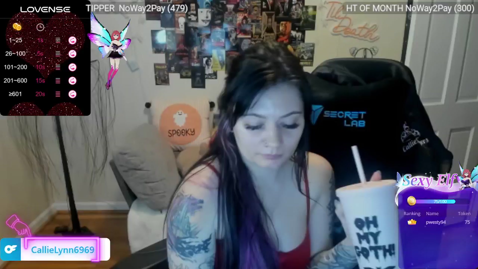 Gallery image thumbnail from CallieMyers's myfreecams stream on, 05/07/2024, 20:49 image 18 of 20