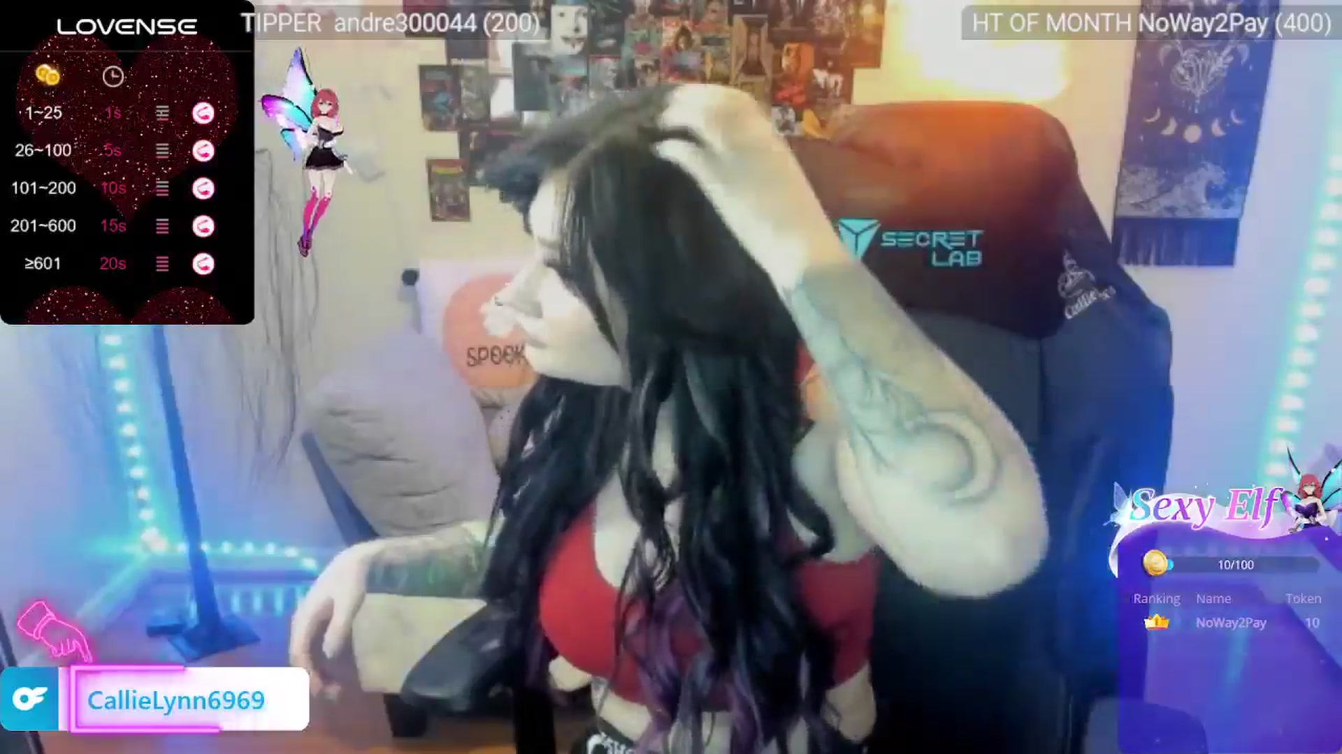 Gallery image thumbnail from CallieMyers's myfreecams stream on, 05/09/2024, 16:09 image 16 of 20