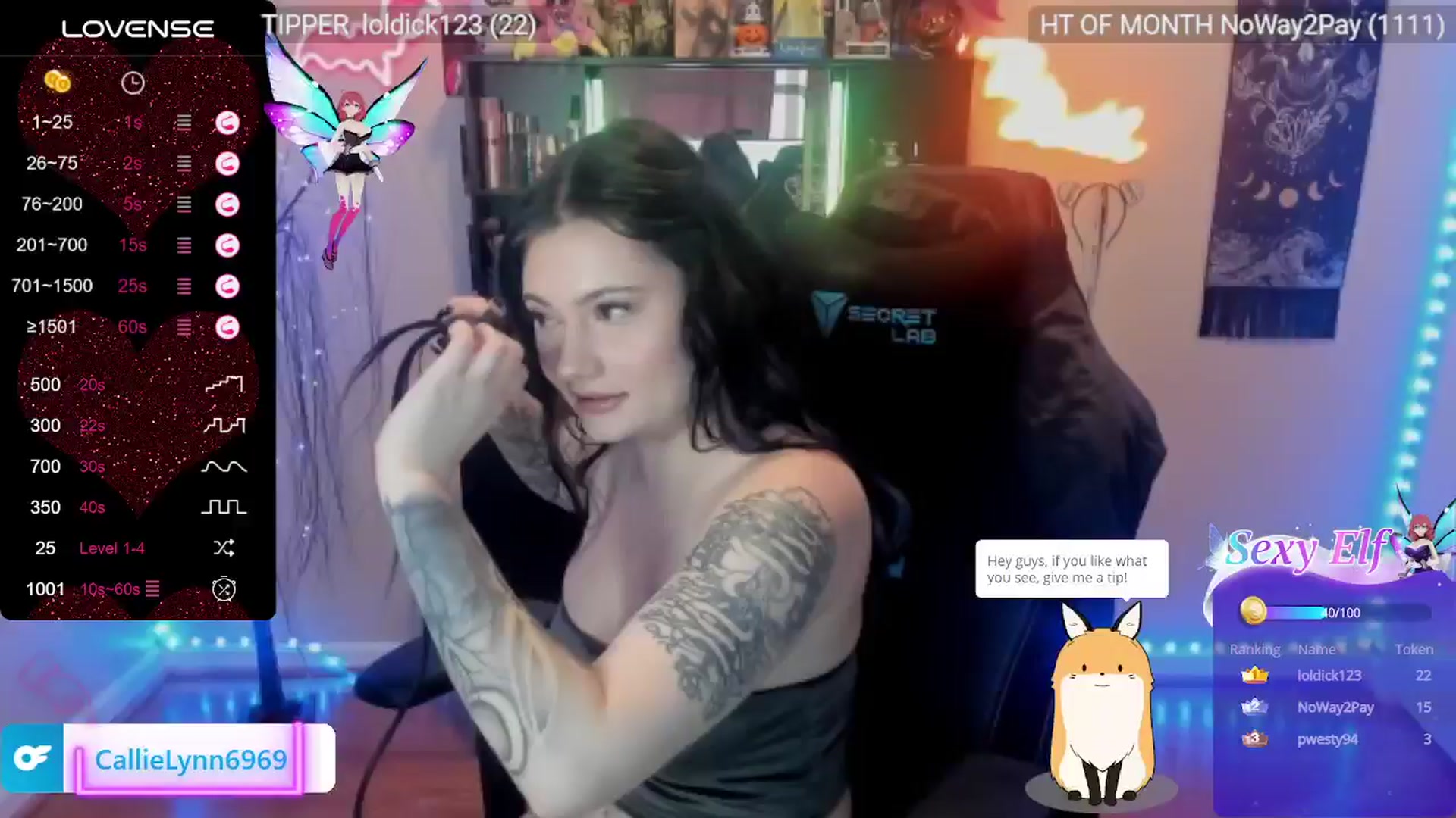 Gallery image thumbnail from CallieMyers's myfreecams stream on, 05/13/2024, 16:47 image 5 of 20
