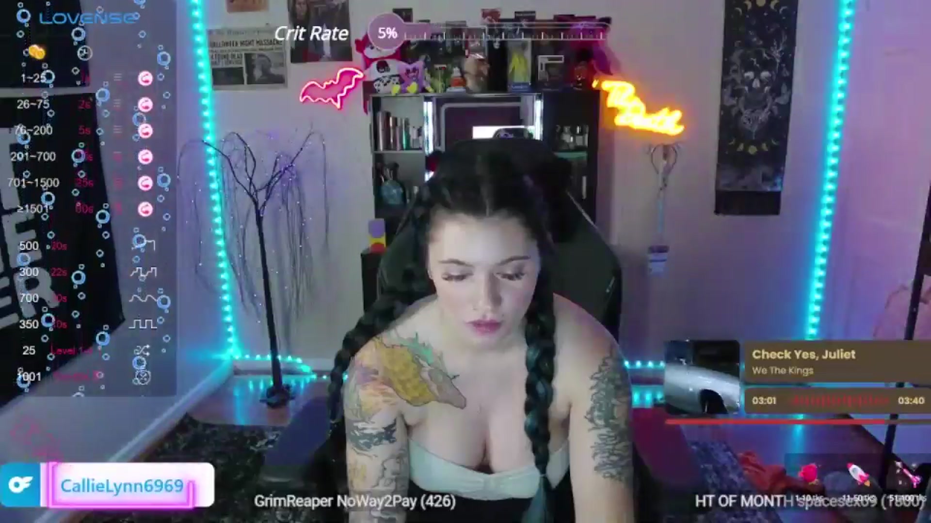 Gallery image thumbnail from CallieMyers's myfreecams stream on, 06/20/2024, 01:55 image 17 of 20