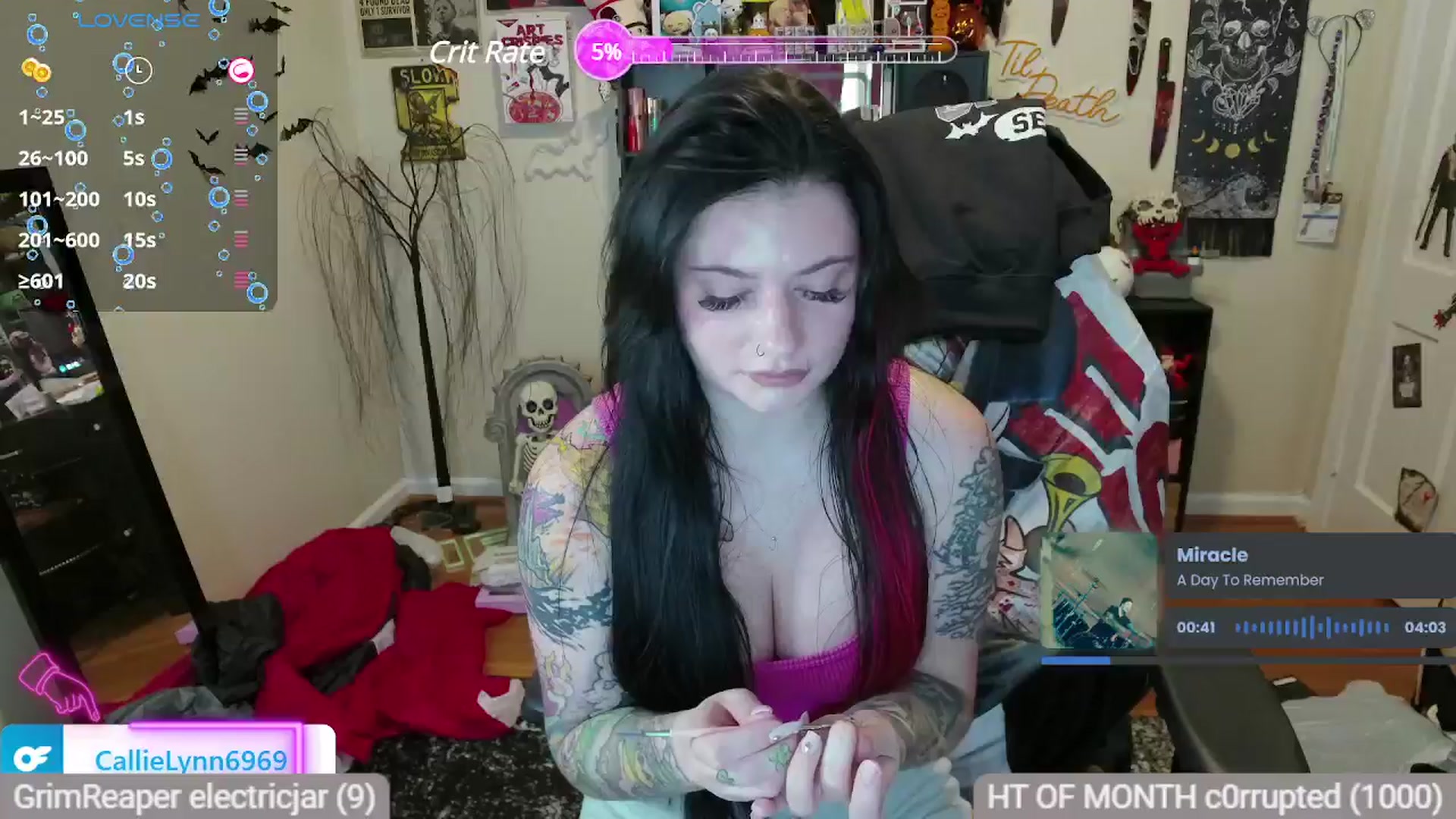 Gallery image thumbnail from CallieMyers's myfreecams stream on, 09/13/2024, 16:25 image 16 of 20