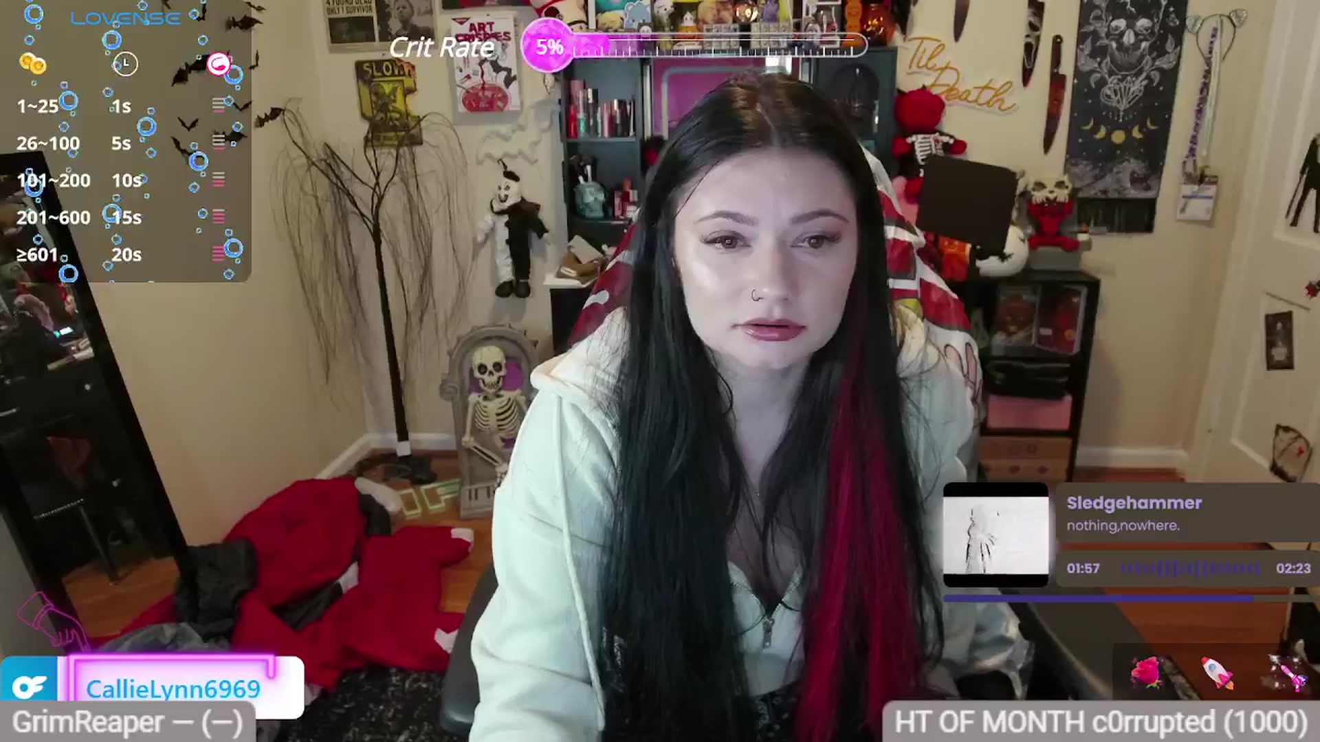 Gallery image thumbnail from CallieMyers's myfreecams stream on, 09/17/2024, 05:22 image 6 of 20