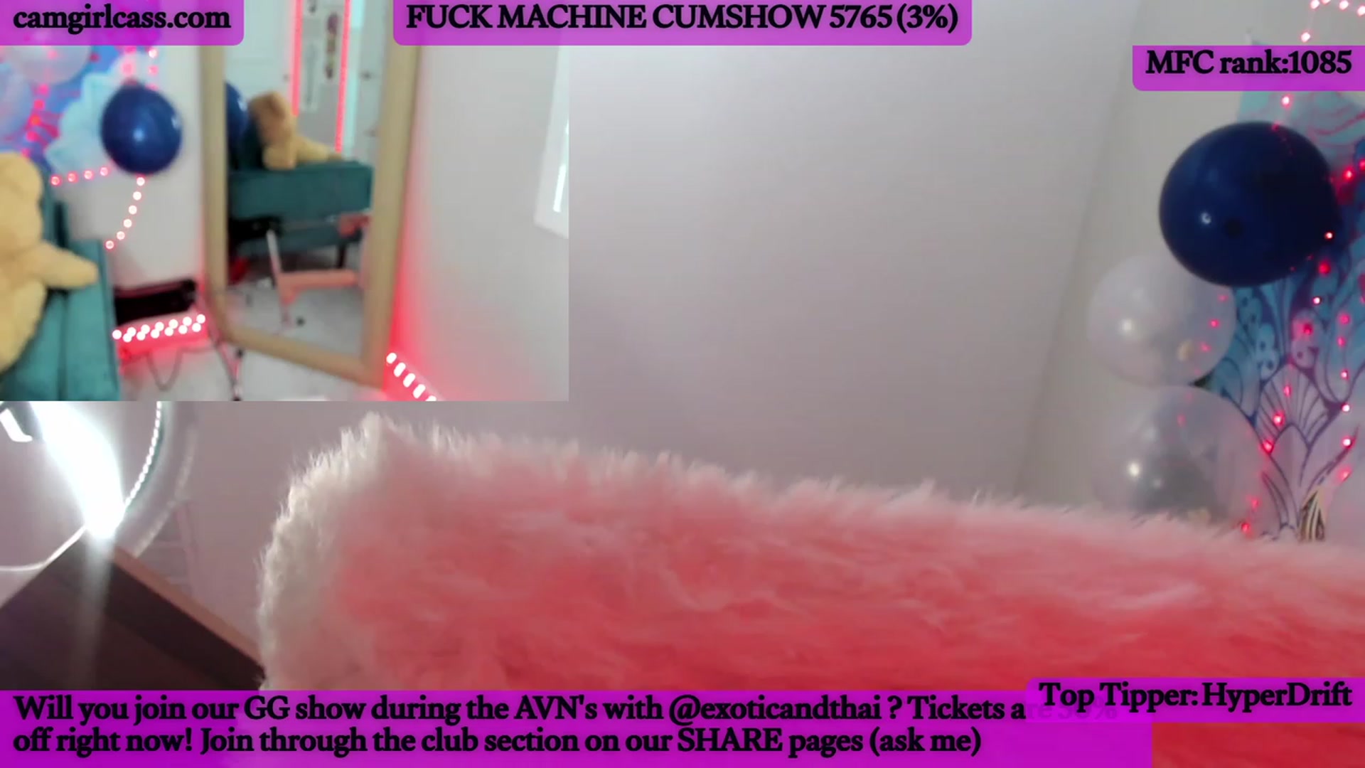 Gallery image thumbnail from CamgirlCASS's myfreecams stream on, 11/28/2022, 19:14 image 12 of 20
