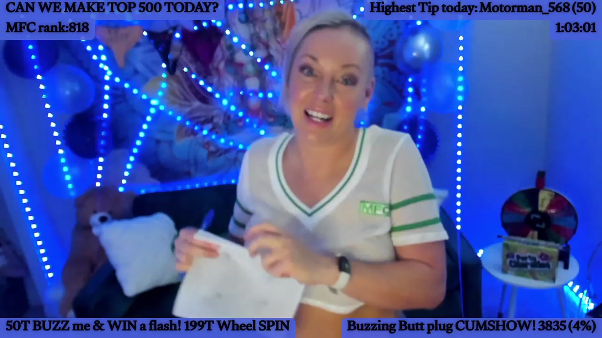 Gallery image thumbnail from CamgirlCASS's myfreecams stream on, 01/08/2023, 21:36 image 11 of 20