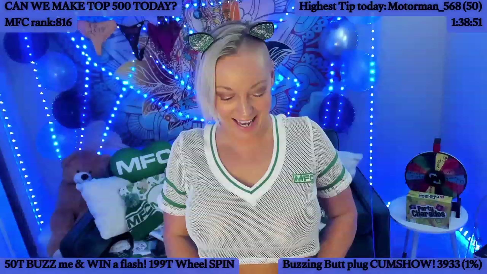 Gallery image thumbnail from CamgirlCASS's myfreecams stream on, 01/08/2023, 21:36 image 1 of 20