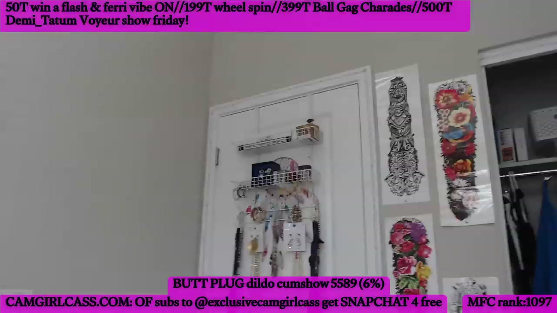 Gallery image thumbnail from CamgirlCASS's myfreecams stream on, 01/17/2023, 20:40 image 2 of 20
