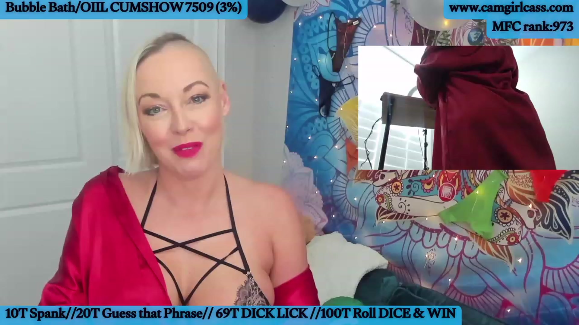 Gallery image thumbnail from CamgirlCASS's myfreecams stream on, 02/07/2023, 19:30 image 20 of 20
