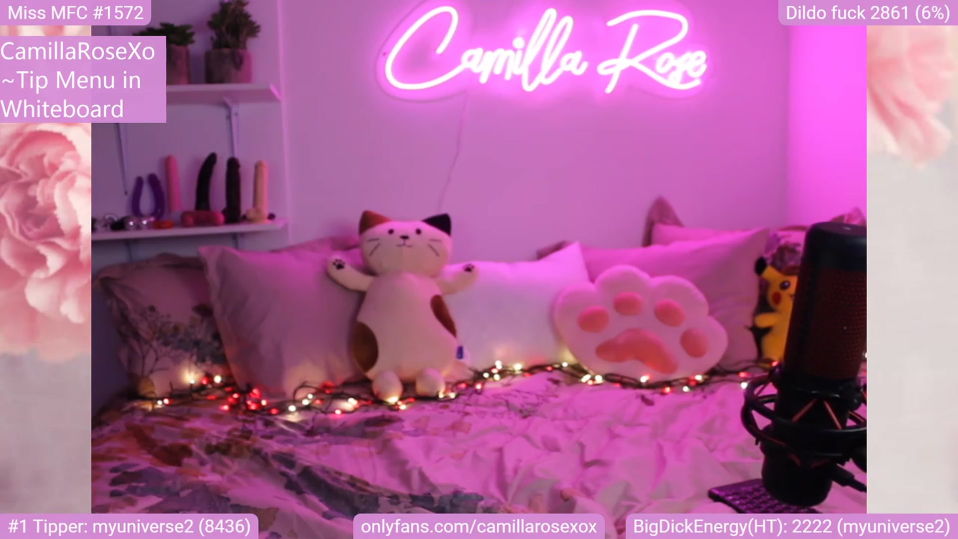 Gallery image thumbnail from CamillaRoseXo's myfreecams stream on, 12/18/2022, 24:47 image 18 of 20
