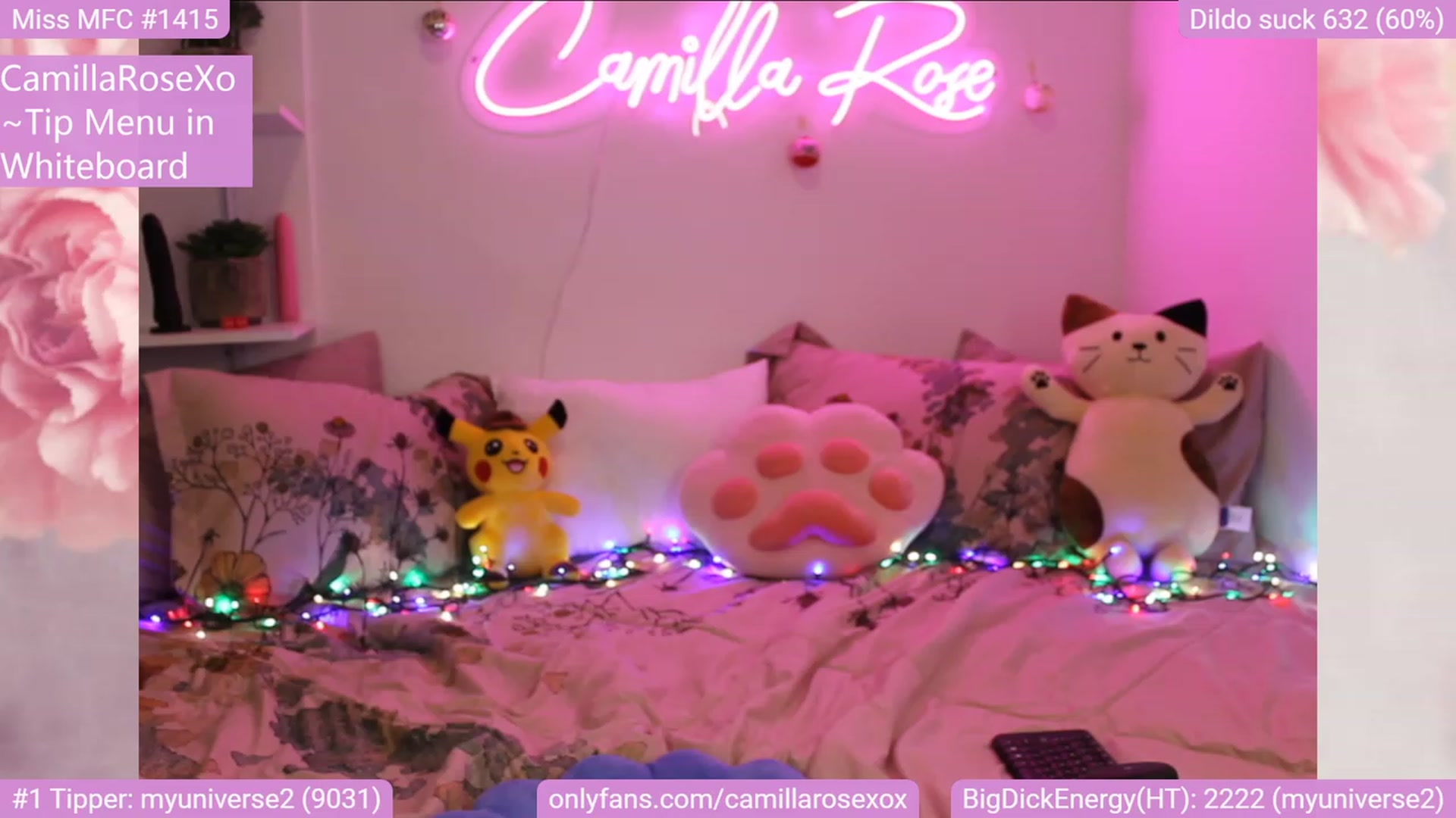 Gallery image thumbnail from CamillaRoseXo's myfreecams stream on, 12/30/2022, 06:23 image 12 of 20