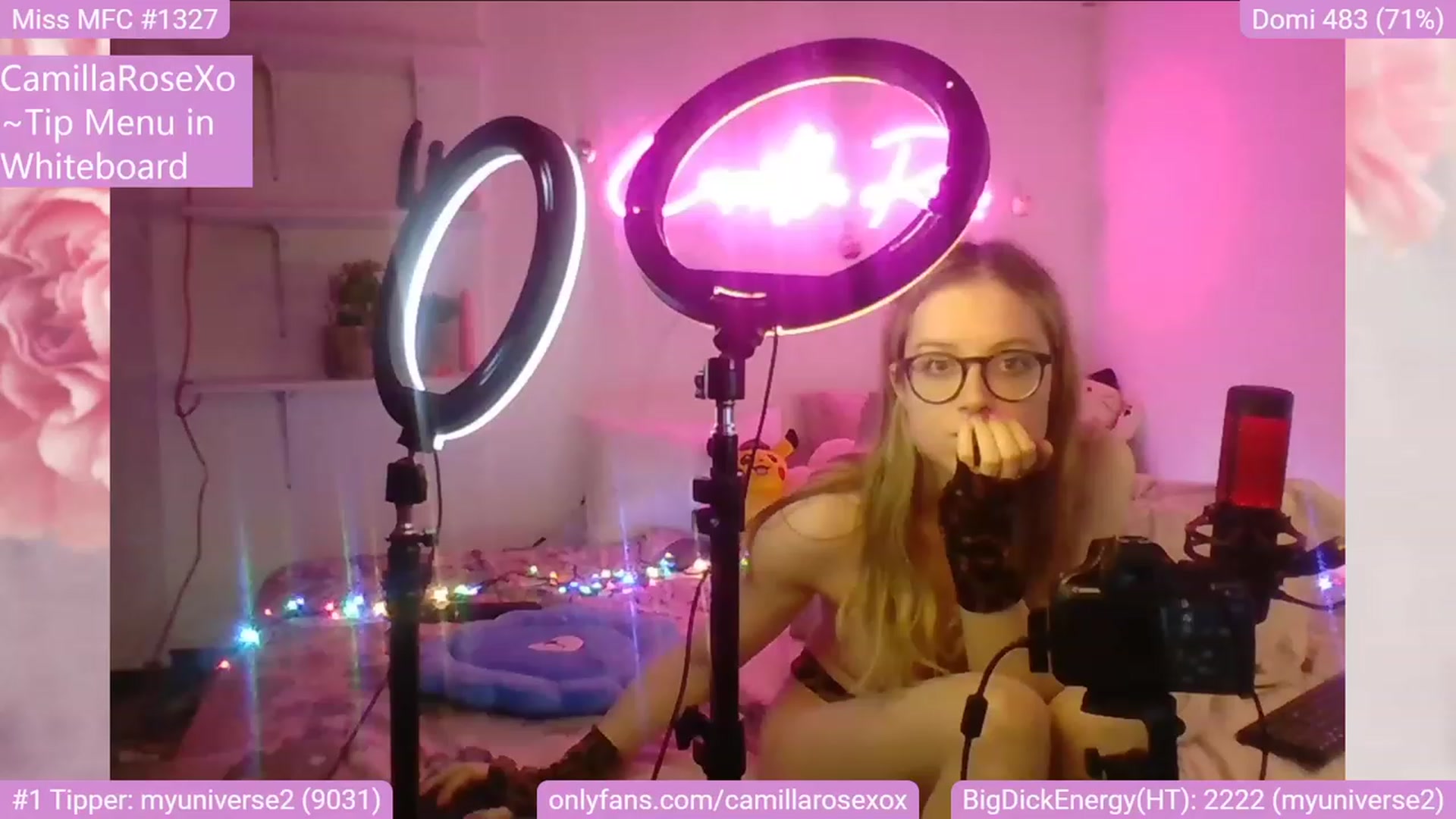 Gallery image thumbnail from CamillaRoseXo's myfreecams stream on, 12/31/2022, 06:11 image 20 of 20