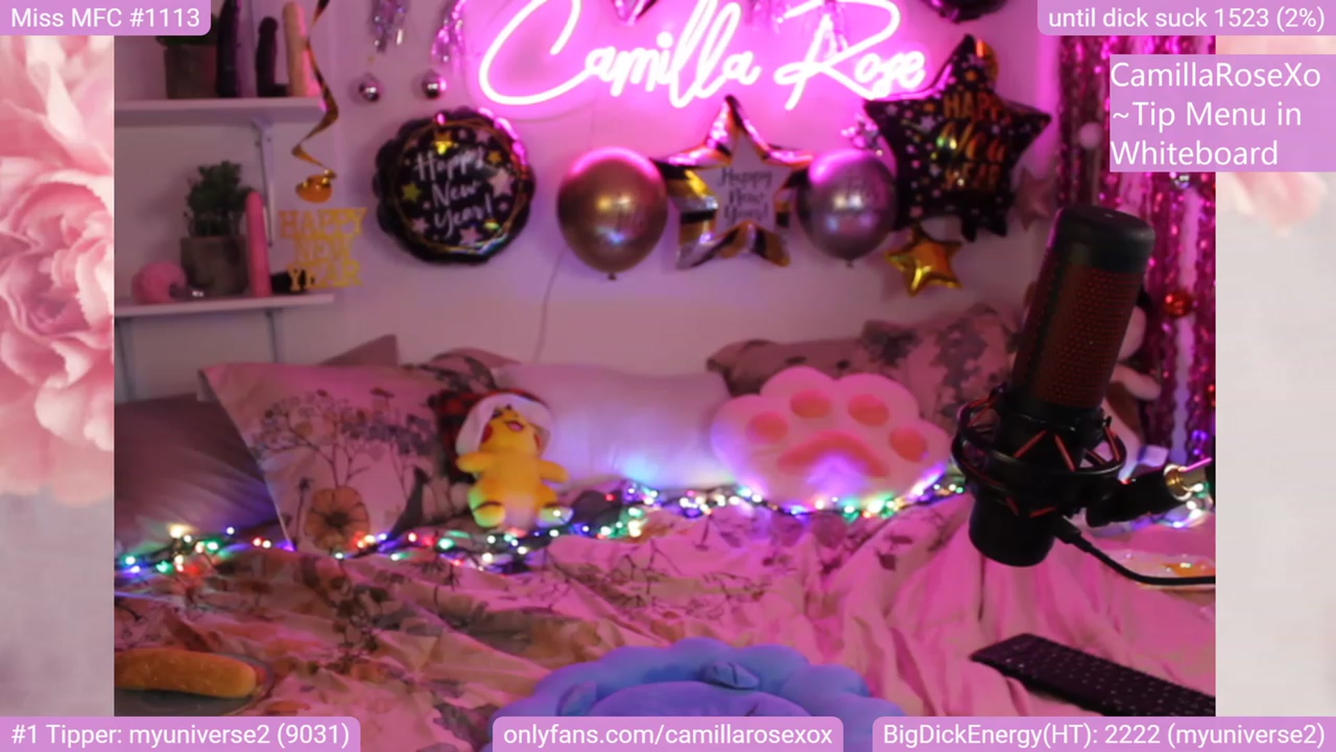 Gallery image thumbnail from CamillaRoseXo's myfreecams stream on, 01/01/2023, 07:23 image 12 of 20