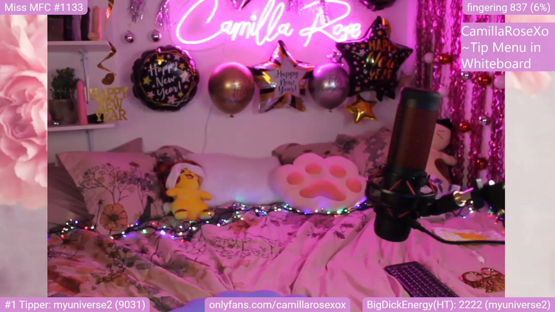Gallery image thumbnail from CamillaRoseXo's myfreecams stream on, 01/01/2023, 07:23 image 5 of 20