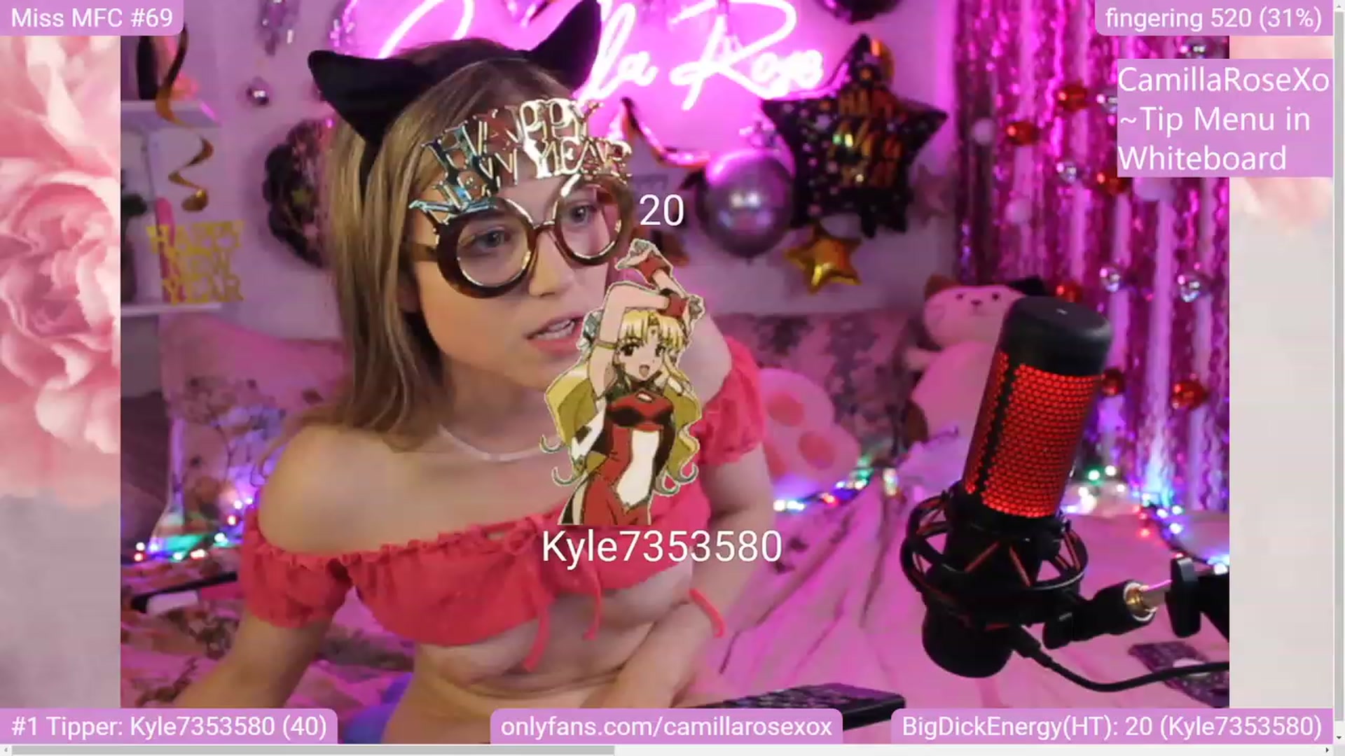 Gallery image thumbnail from CamillaRoseXo's myfreecams stream on, 01/01/2023, 12:03 image 1 of 20