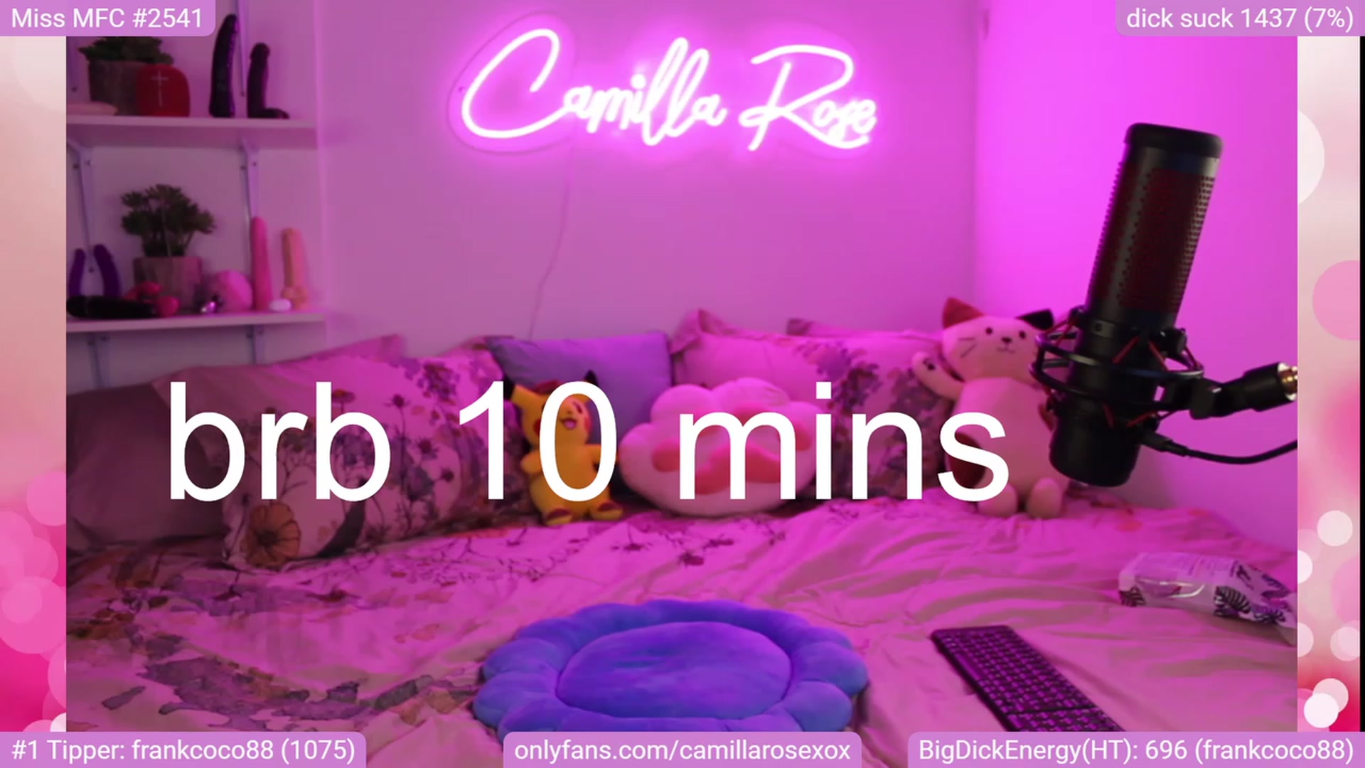 Gallery image thumbnail from CamillaRoseXo's myfreecams stream on, 01/14/2023, 05:45 image 15 of 20