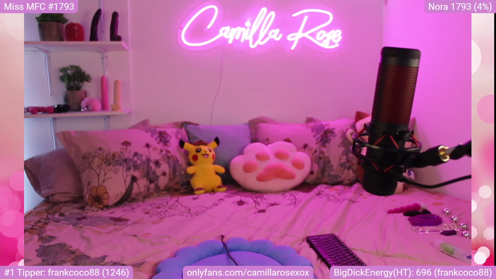 Gallery image thumbnail from CamillaRoseXo's myfreecams stream on, 01/15/2023, 16:11 image 12 of 20