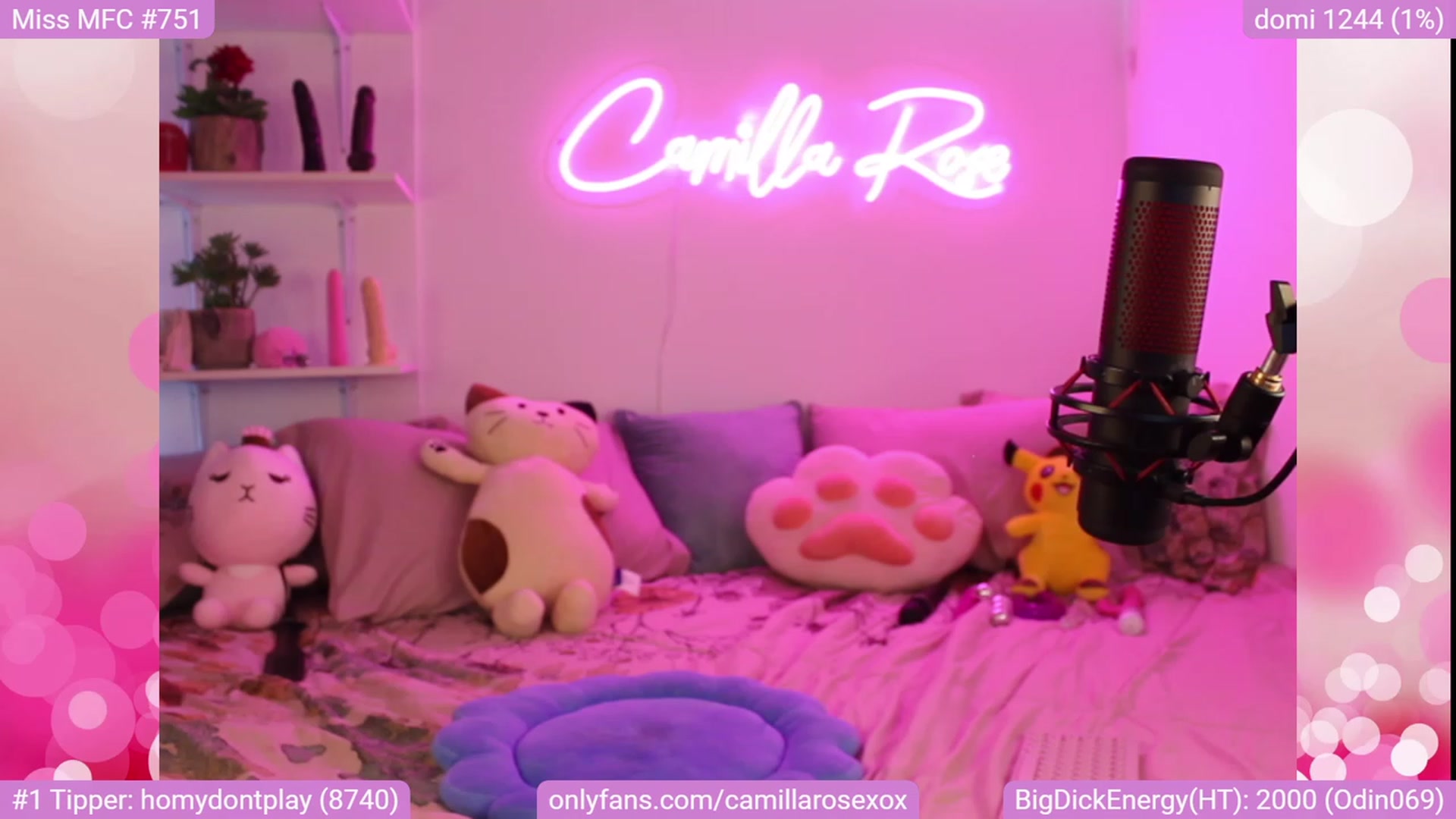 Gallery image thumbnail from CamillaRoseXo's myfreecams stream on, 01/28/2023, 14:18 image 12 of 20