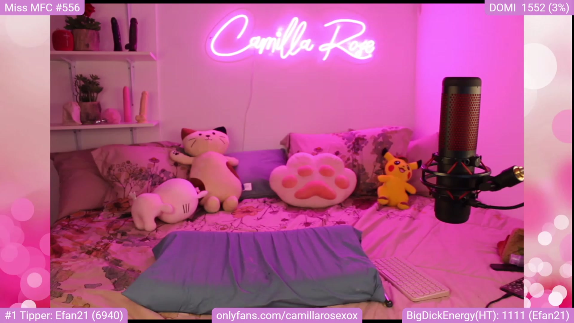 Gallery image thumbnail from CamillaRoseXo's myfreecams stream on, 02/04/2023, 10:28 image 6 of 20