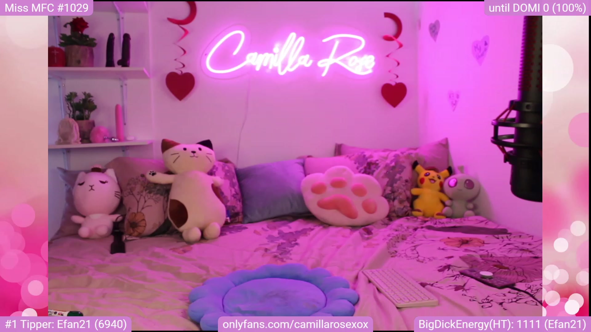 Gallery image thumbnail from CamillaRoseXo's myfreecams stream on, 02/11/2023, 13:41 image 13 of 20