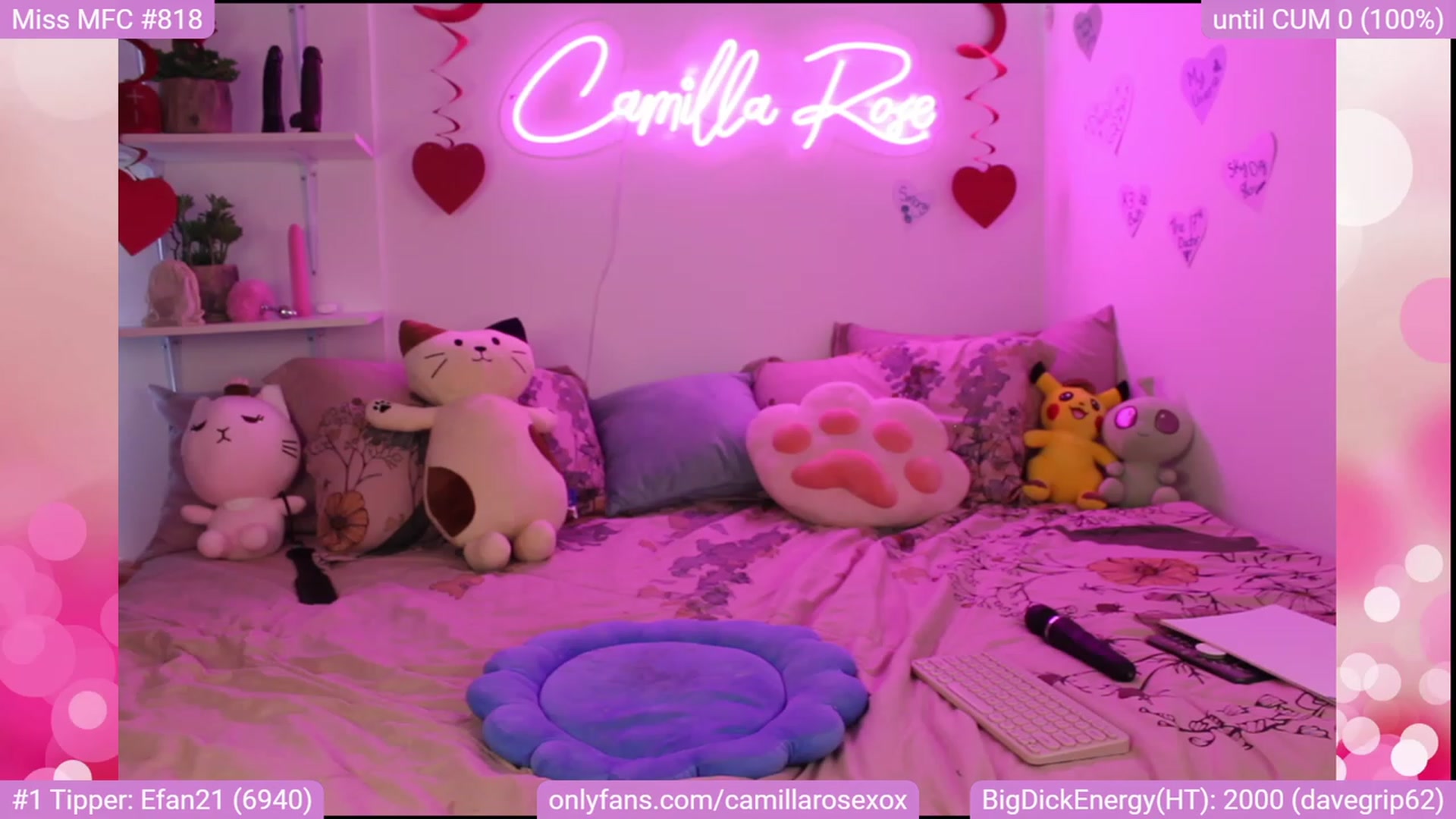 Gallery image thumbnail from CamillaRoseXo's myfreecams stream on, 02/11/2023, 15:38 image 9 of 20