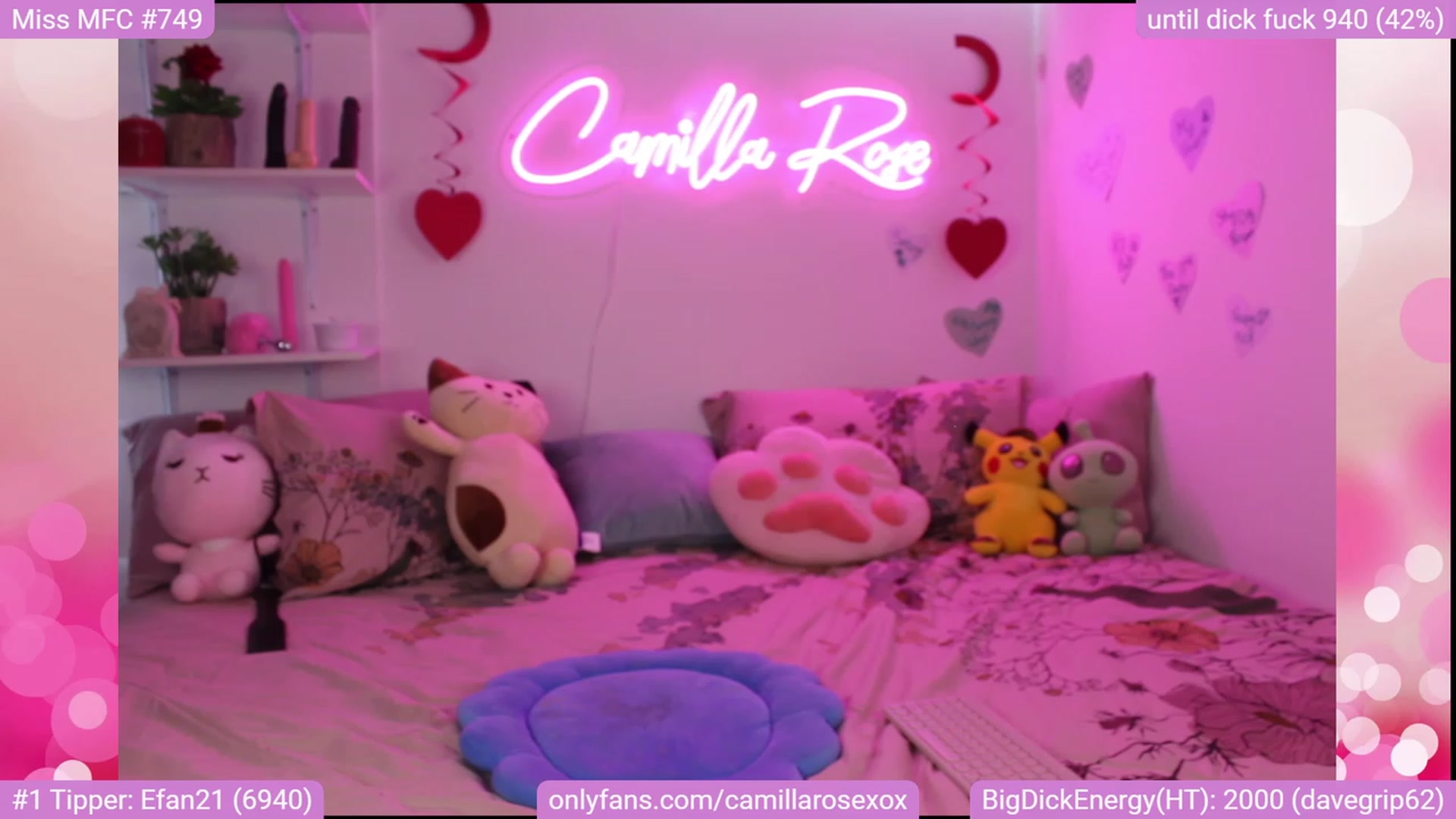 Gallery image thumbnail from CamillaRoseXo's myfreecams stream on, 02/12/2023, 16:39 image 18 of 20