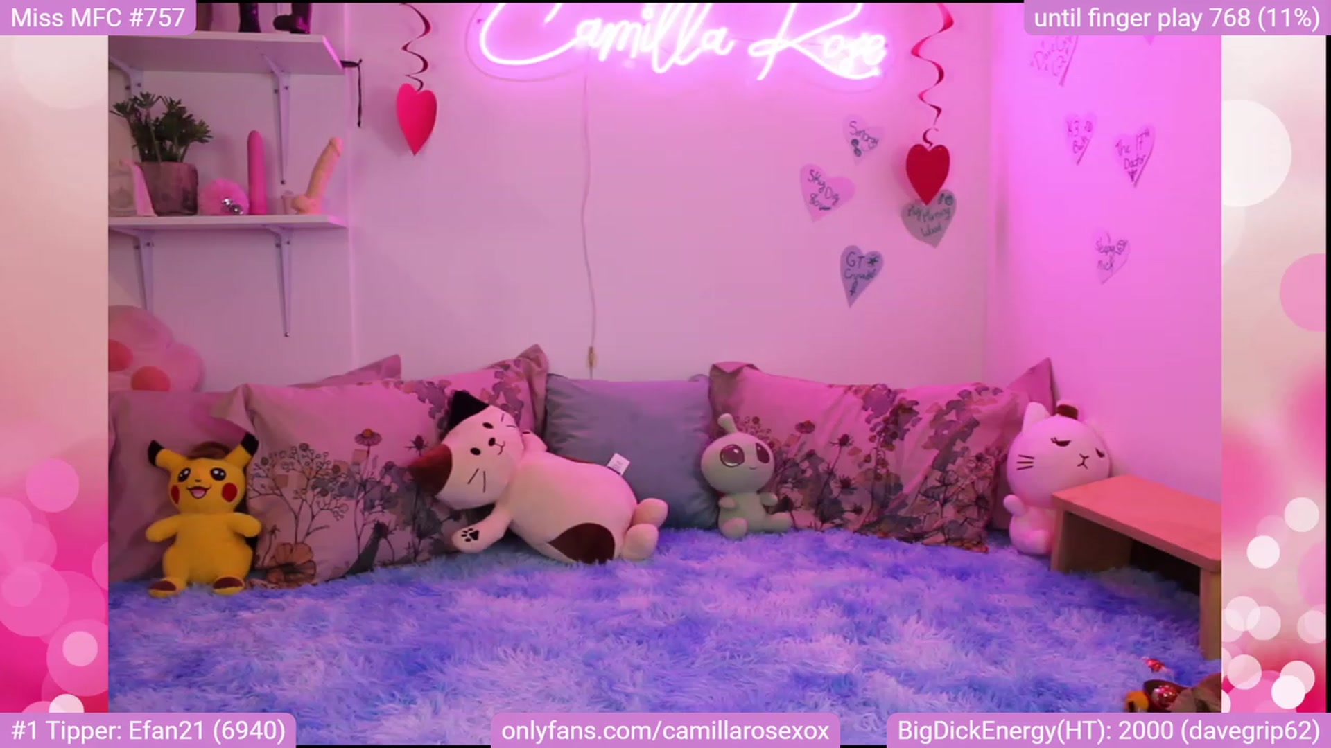 Gallery image thumbnail from CamillaRoseXo's myfreecams stream on, 02/20/2023, 10:02 image 18 of 20