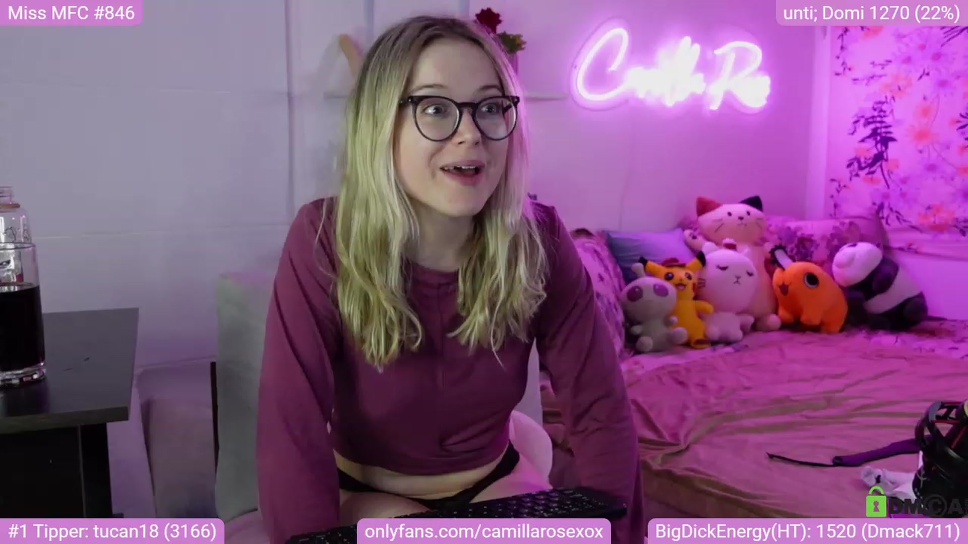 Gallery image thumbnail from CamillaRoseXo's myfreecams stream on, 05/29/2023, 07:51 image 3 of 20