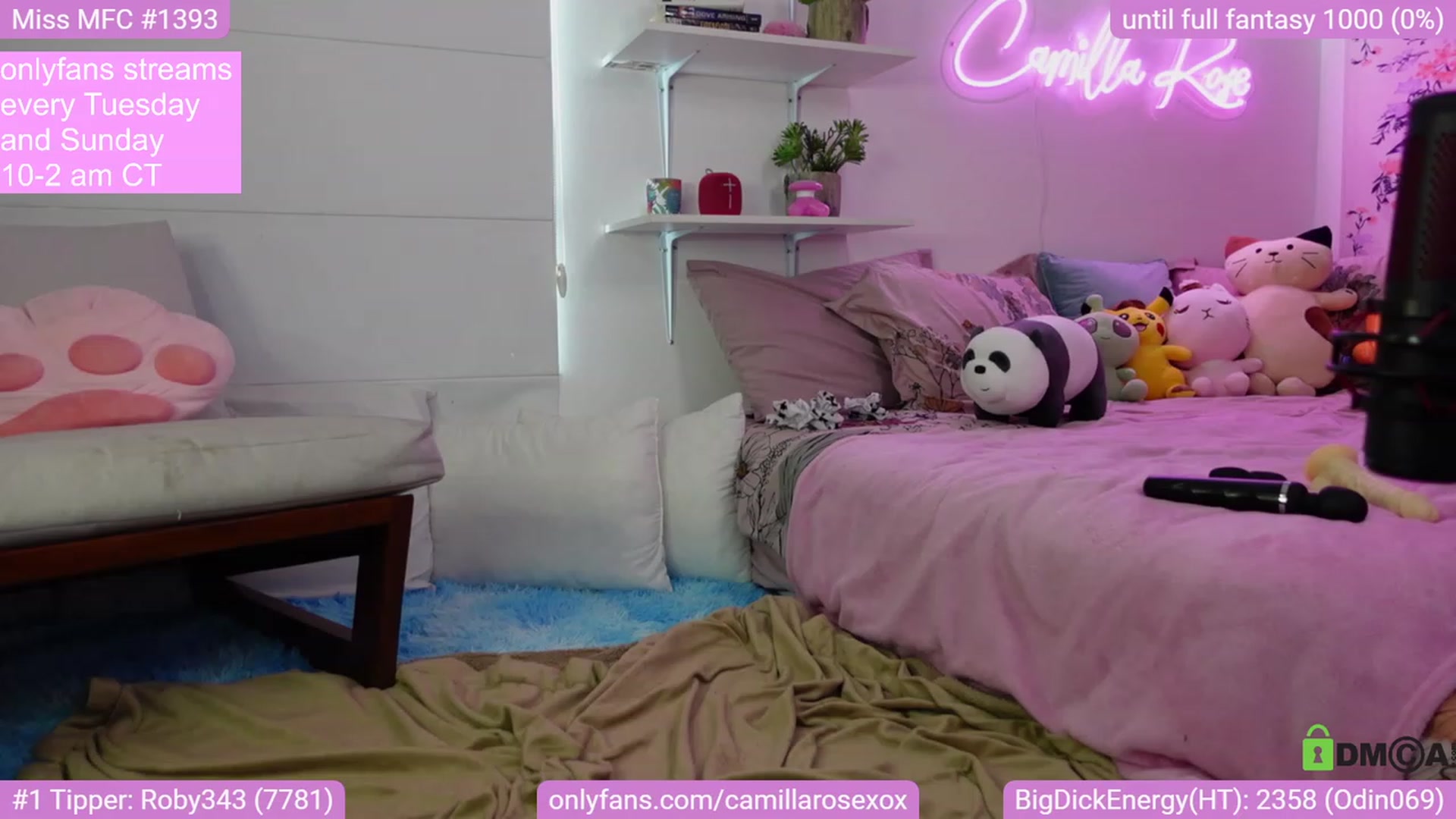 Gallery image thumbnail from CamillaRoseXo's myfreecams stream on, 06/17/2023, 13:31 image 20 of 20