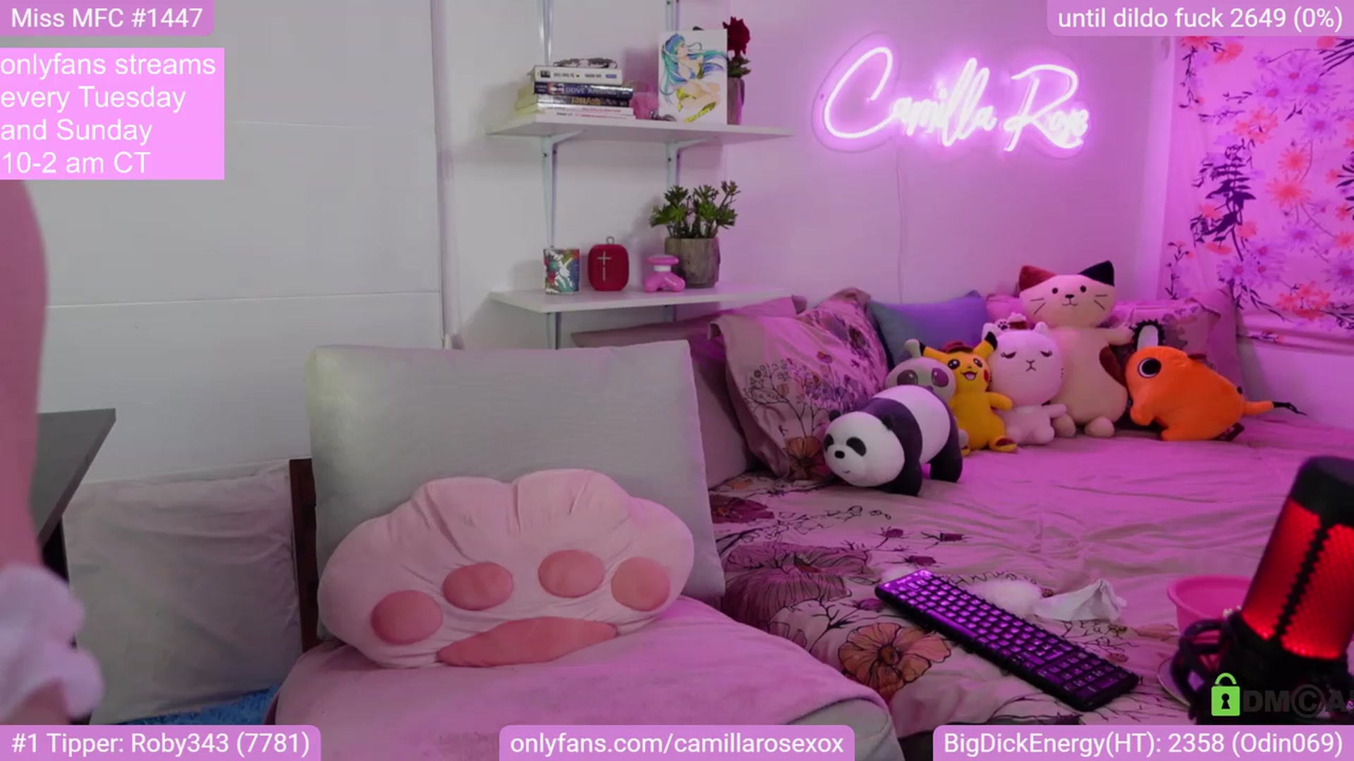 Gallery image thumbnail from CamillaRoseXo's myfreecams stream on, 06/18/2023, 08:25 image 19 of 20