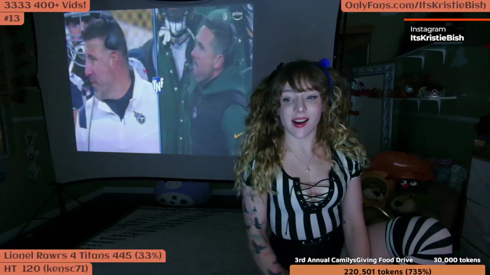Gallery image thumbnail from CamilysGiving's myfreecams stream on, 11/18/2022, 06:52 image 1 of 20