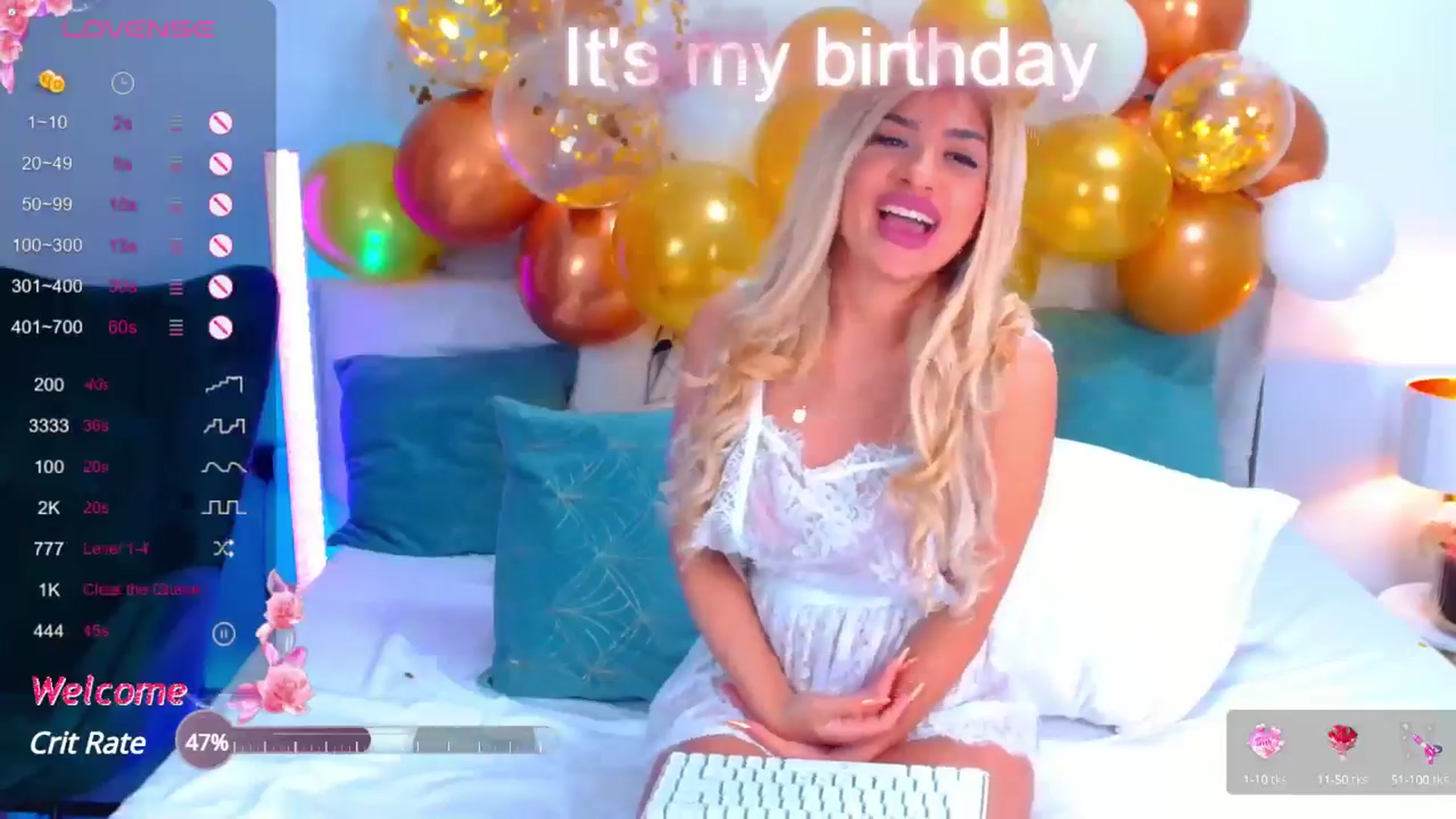 Gallery image thumbnail from Candy1's myfreecams stream on, 10/07/2024, 01:28 image 14 of 20