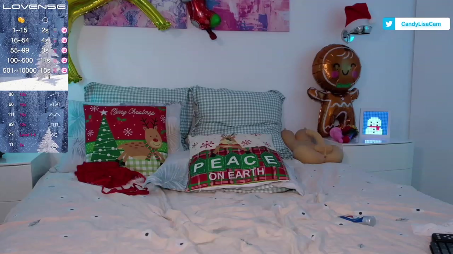 Gallery image thumbnail from Candy_Lisa's myfreecams stream on, 12/25/2022, 23:14 image 7 of 20