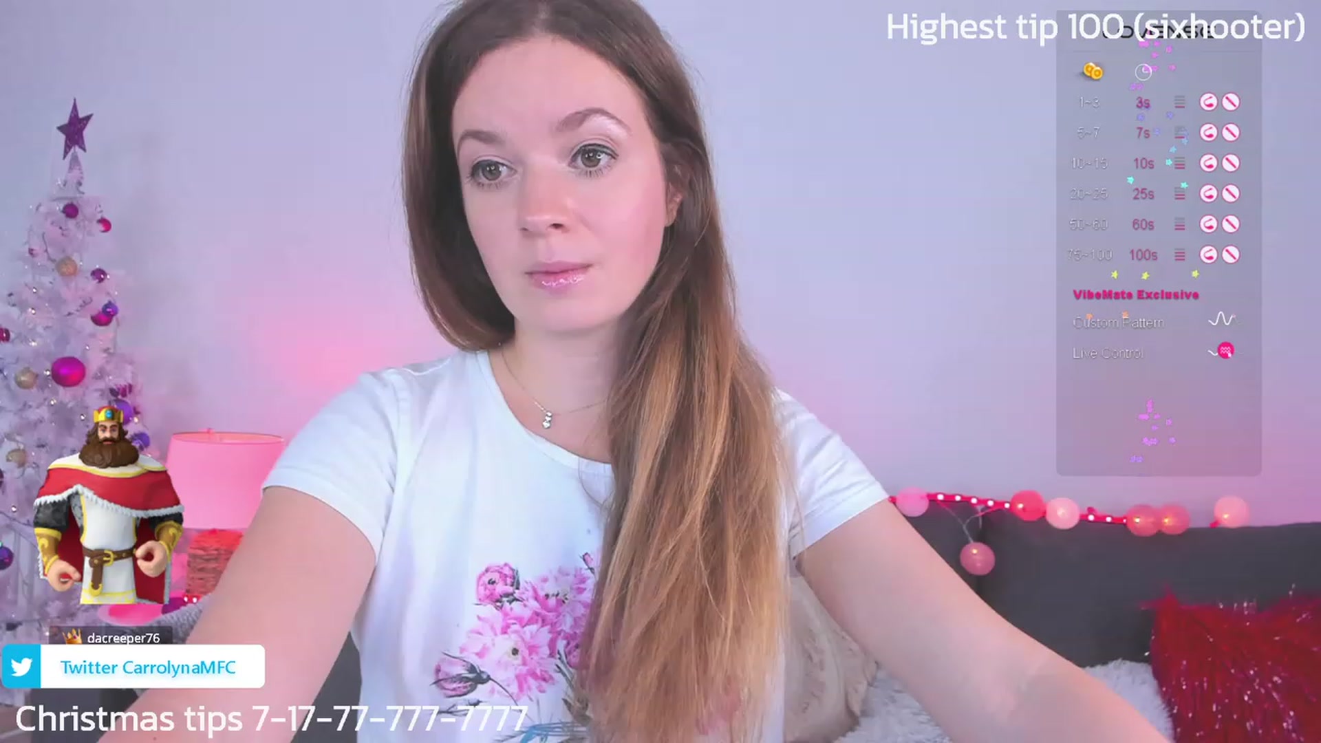 Gallery image thumbnail from Carrolyna's myfreecams stream on, 12/05/2023, 18:32 image 18 of 20