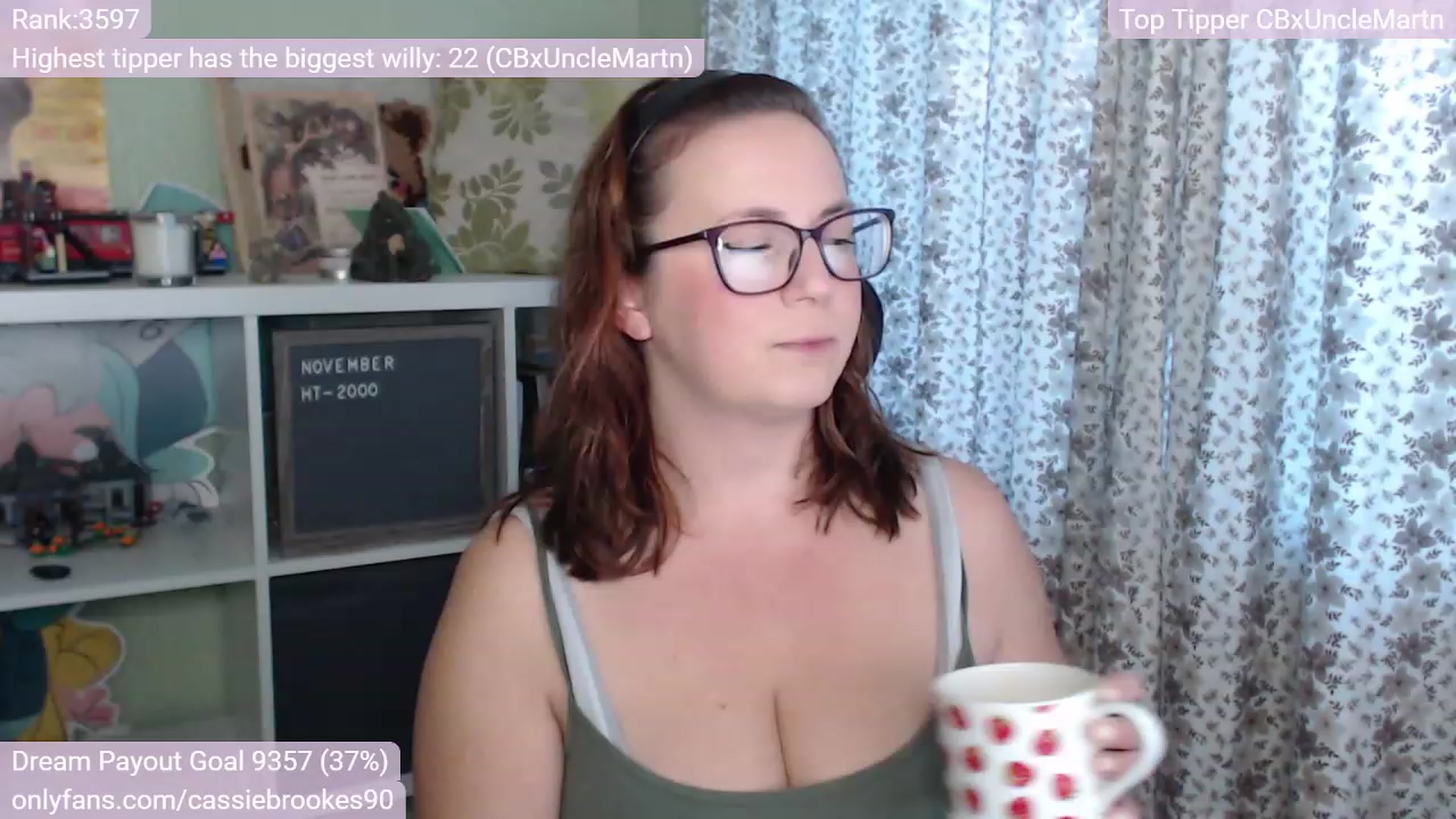 Gallery image thumbnail from CassieBrookes's myfreecams stream on, 11/24/2022, 16:26 image 2 of 20