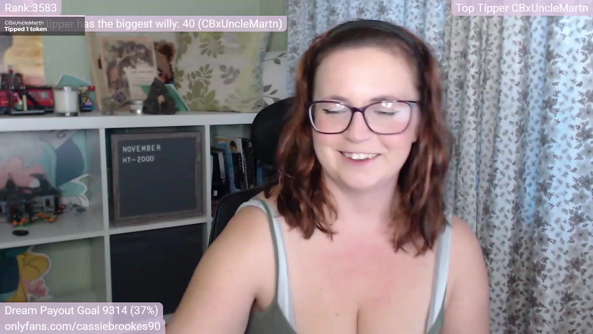 Gallery image thumbnail from CassieBrookes's myfreecams stream on, 11/24/2022, 16:26 image 9 of 20