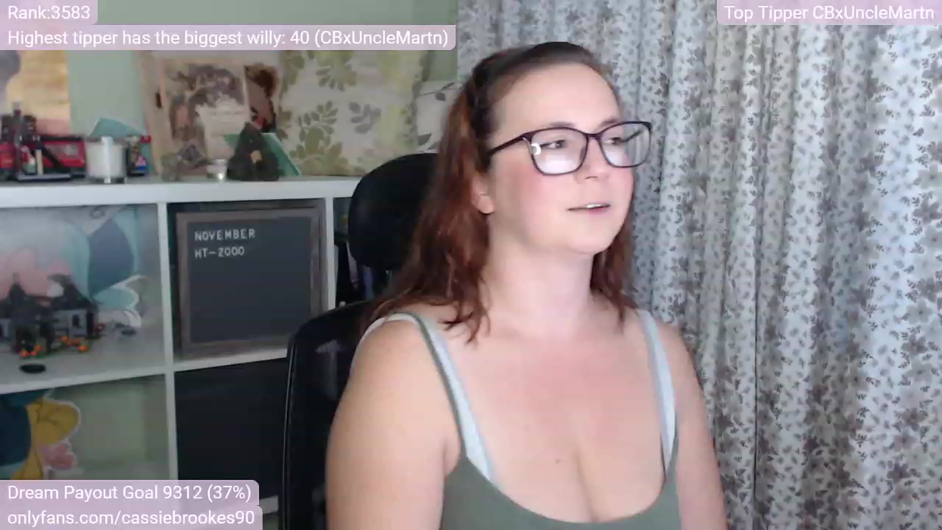 Gallery image thumbnail from CassieBrookes's myfreecams stream on, 11/24/2022, 16:26 image 14 of 20