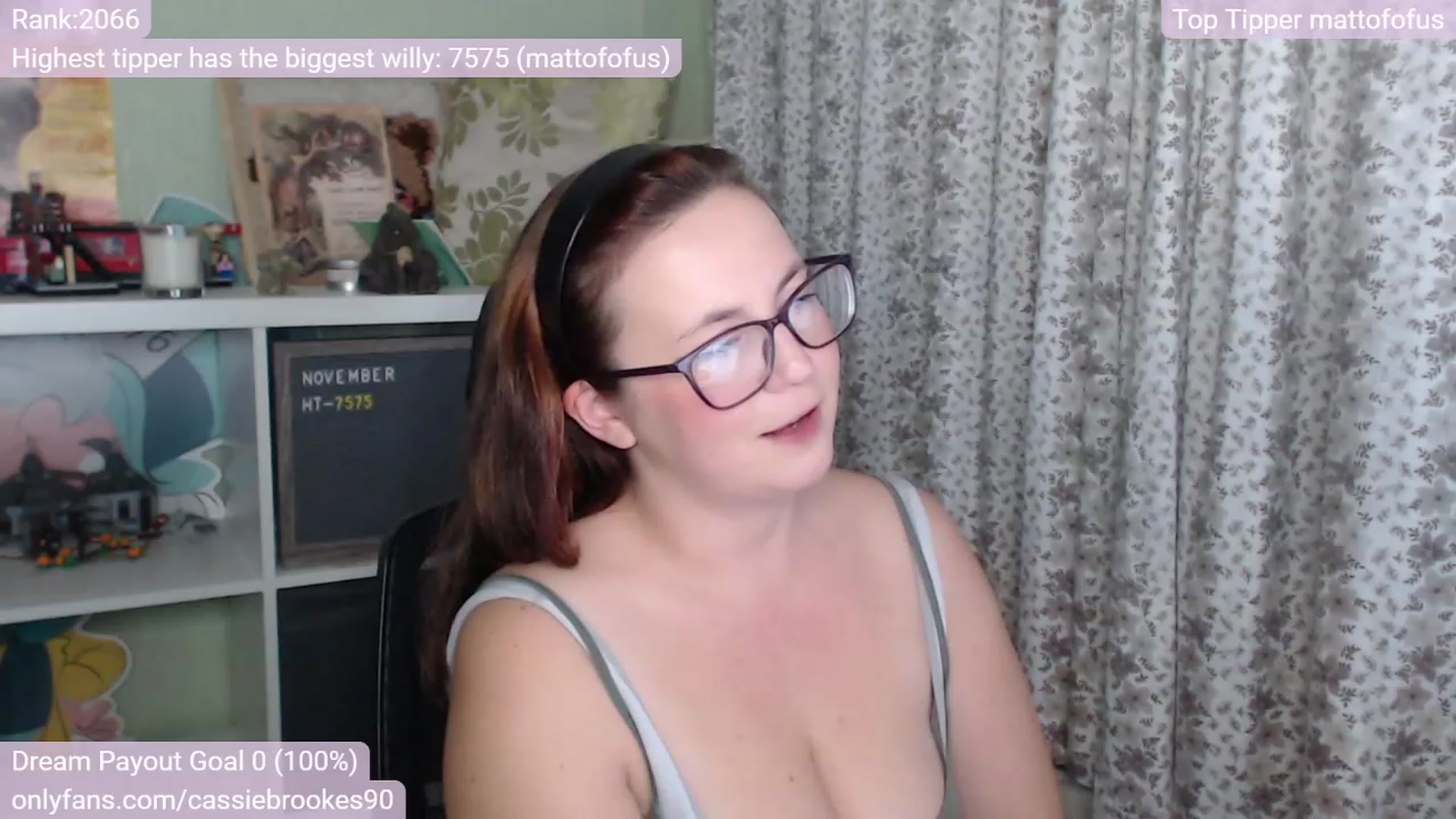 Gallery image thumbnail from CassieBrookes's myfreecams stream on, 11/24/2022, 20:28 image 7 of 20