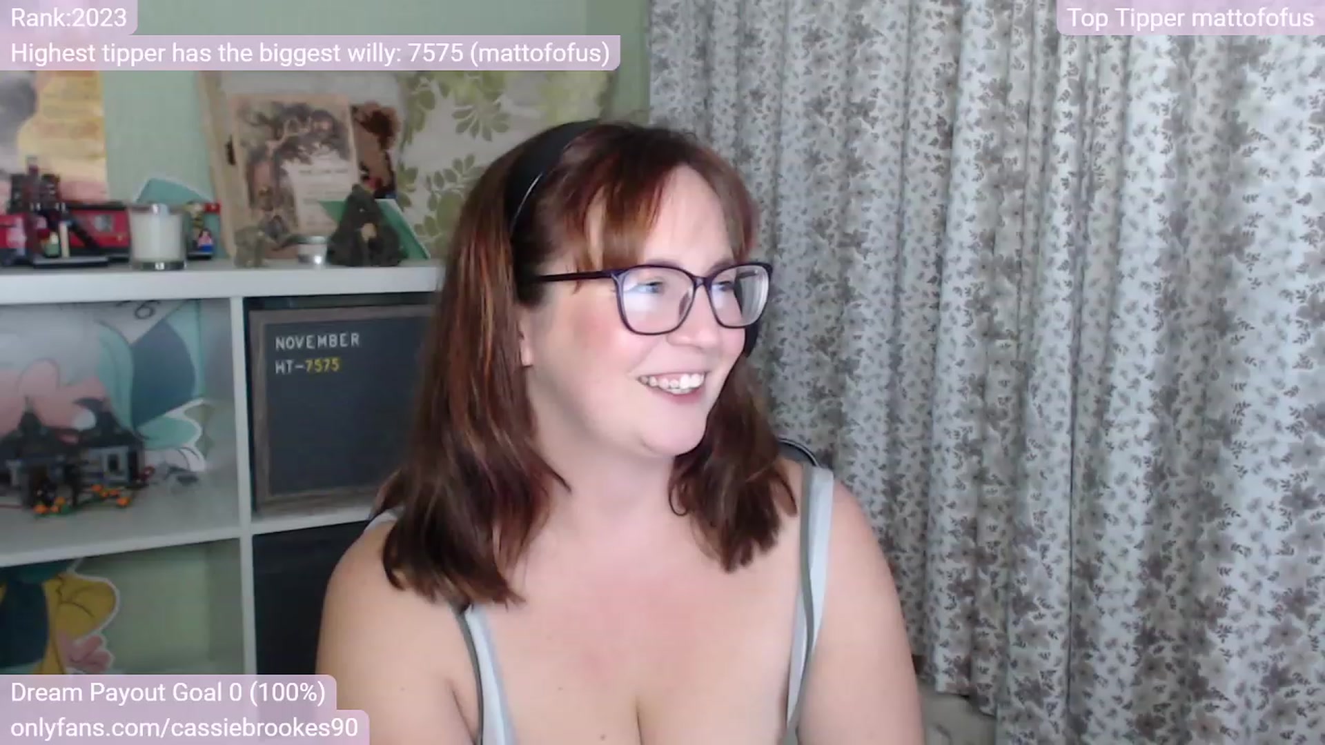 Gallery image thumbnail from CassieBrookes's myfreecams stream on, 11/24/2022, 20:28 image 13 of 20
