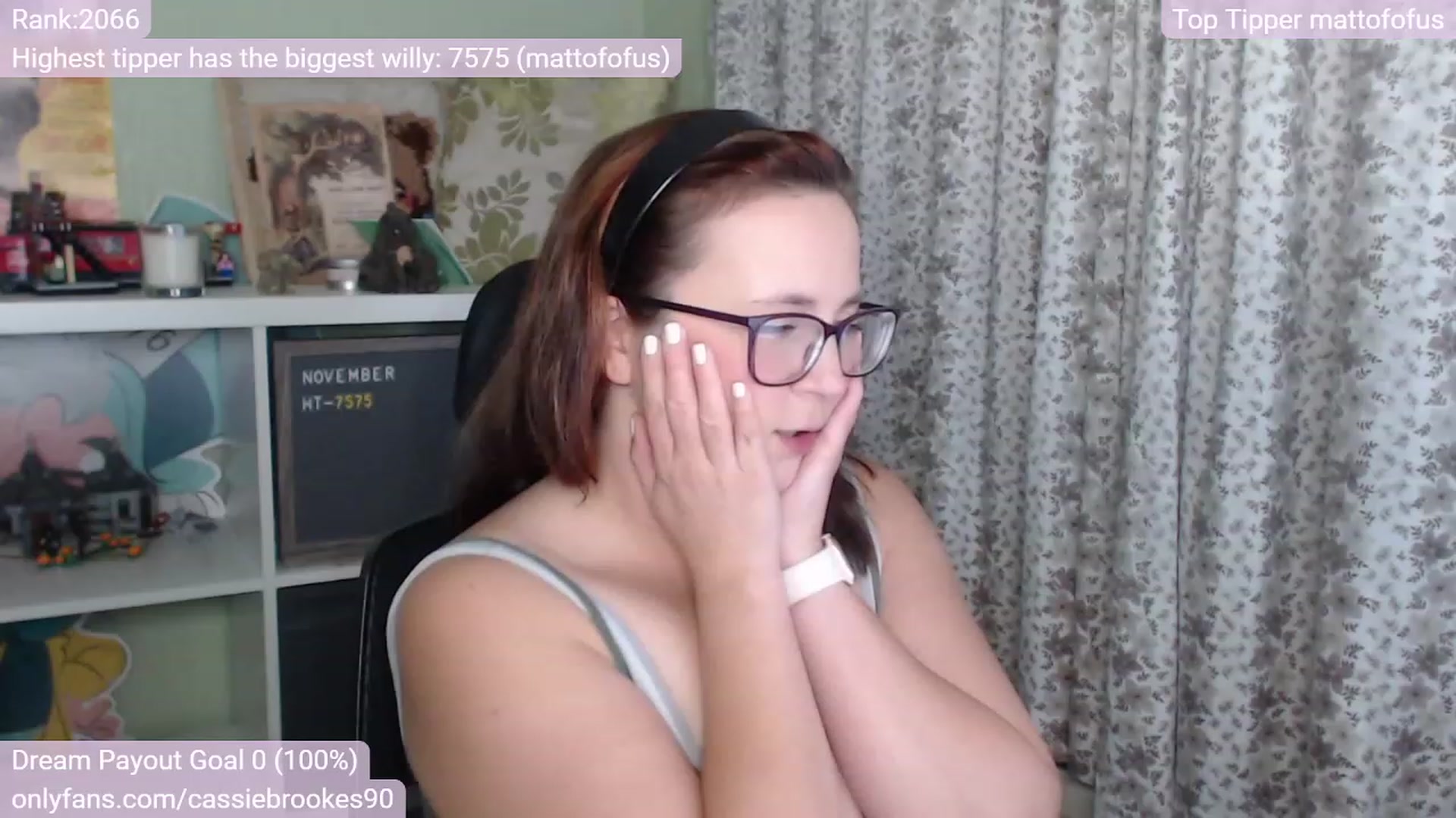 Gallery image thumbnail from CassieBrookes's myfreecams stream on, 11/24/2022, 20:28 image 5 of 20