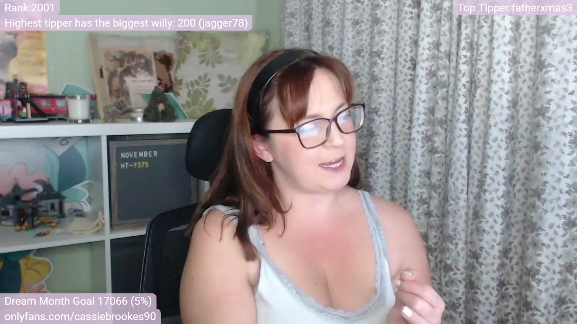 Gallery image thumbnail from CassieBrookes's myfreecams stream on, 11/25/2022, 19:16 image 20 of 20