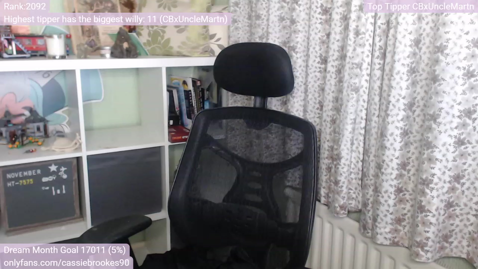 Gallery image thumbnail from CassieBrookes's myfreecams stream on, 11/26/2022, 18:37 image 5 of 20