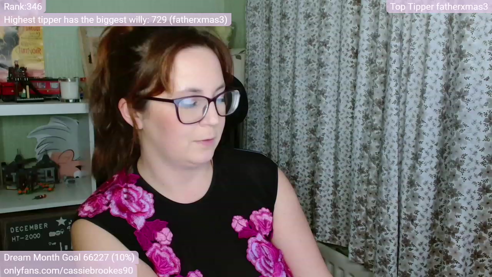 Gallery image thumbnail from CassieBrookes's myfreecams stream on, 12/02/2022, 19:54 image 3 of 20
