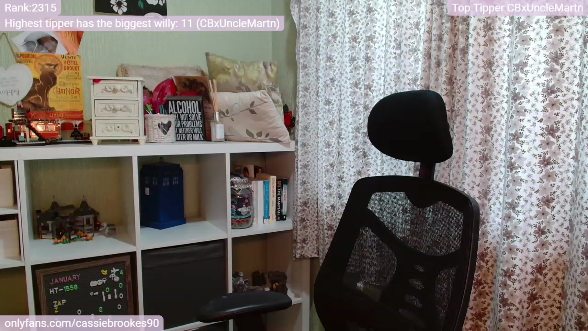 Gallery image thumbnail from CassieBrookes's myfreecams stream on, 01/10/2023, 14:44 image 18 of 20