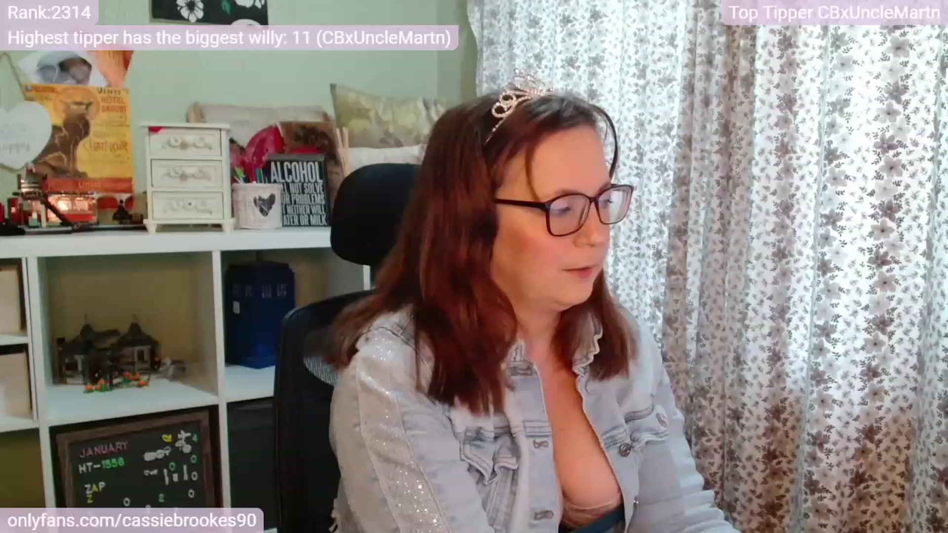 Gallery image thumbnail from CassieBrookes's myfreecams stream on, 01/10/2023, 14:44 image 16 of 20