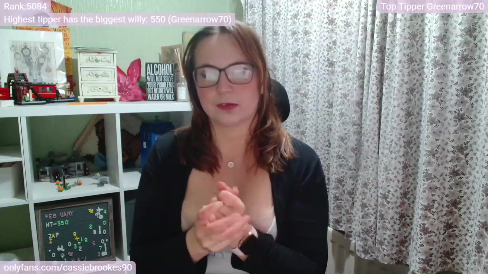 Gallery image thumbnail from CassieBrookes's myfreecams stream on, 02/18/2023, 20:46 image 18 of 20